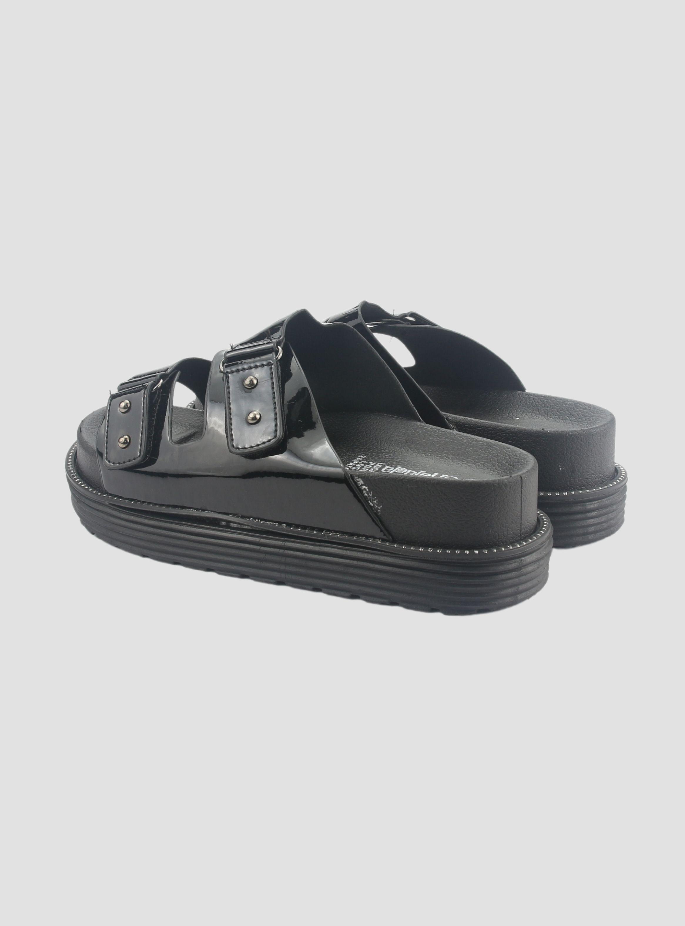 Sandalia Chalada Mujer Bora-10 Negro Casual-5