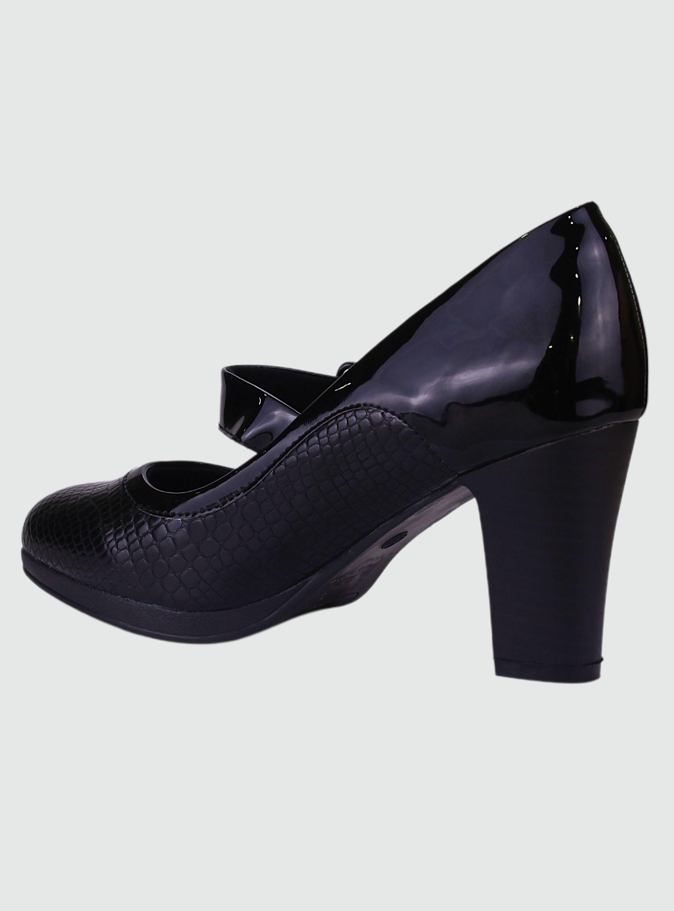 Zapato Chalada Mujer Dilly-10 Negro Formal-1