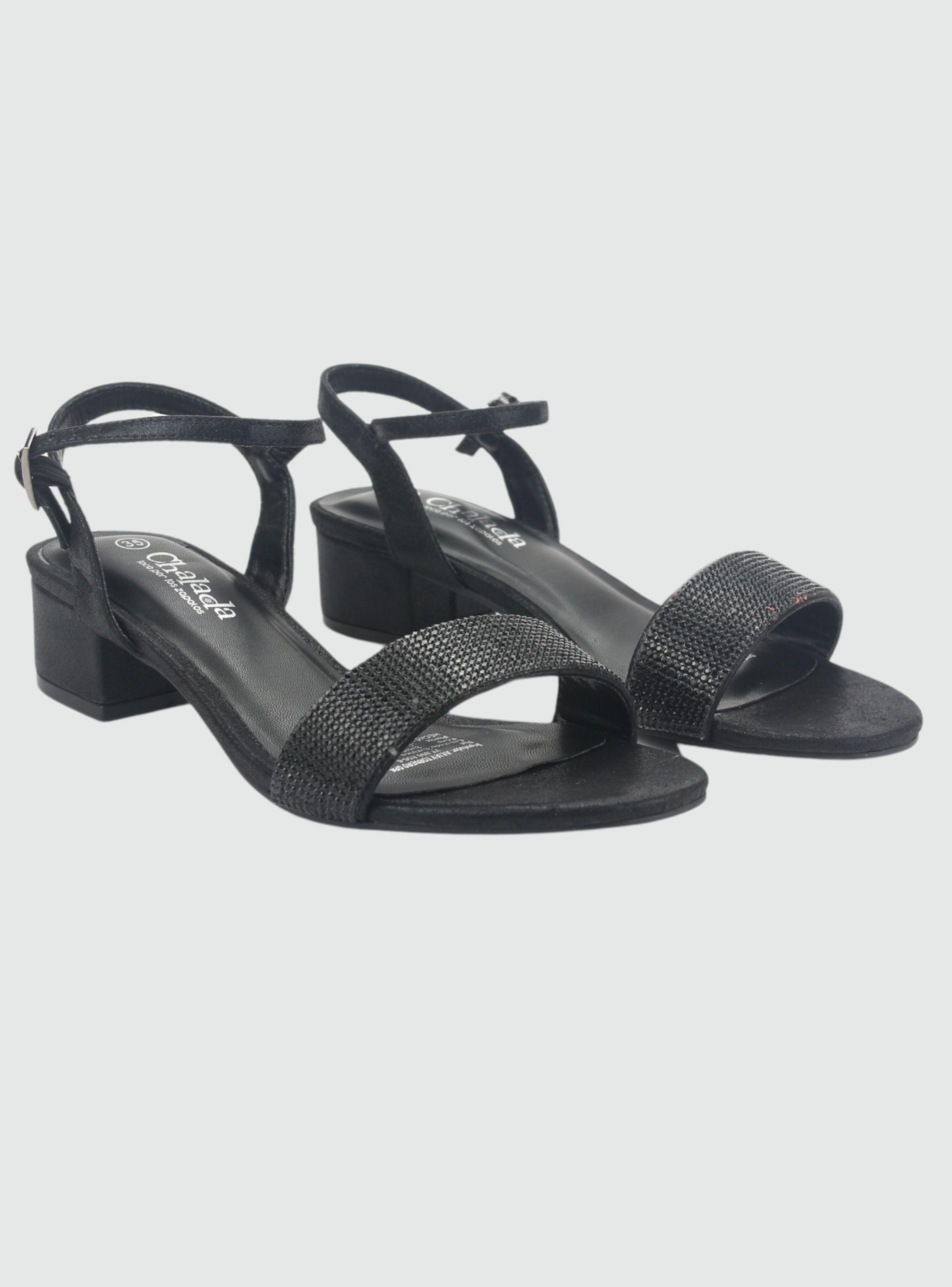 Sandalia Chalada Mujer Fadia-3 Negro Casual-4