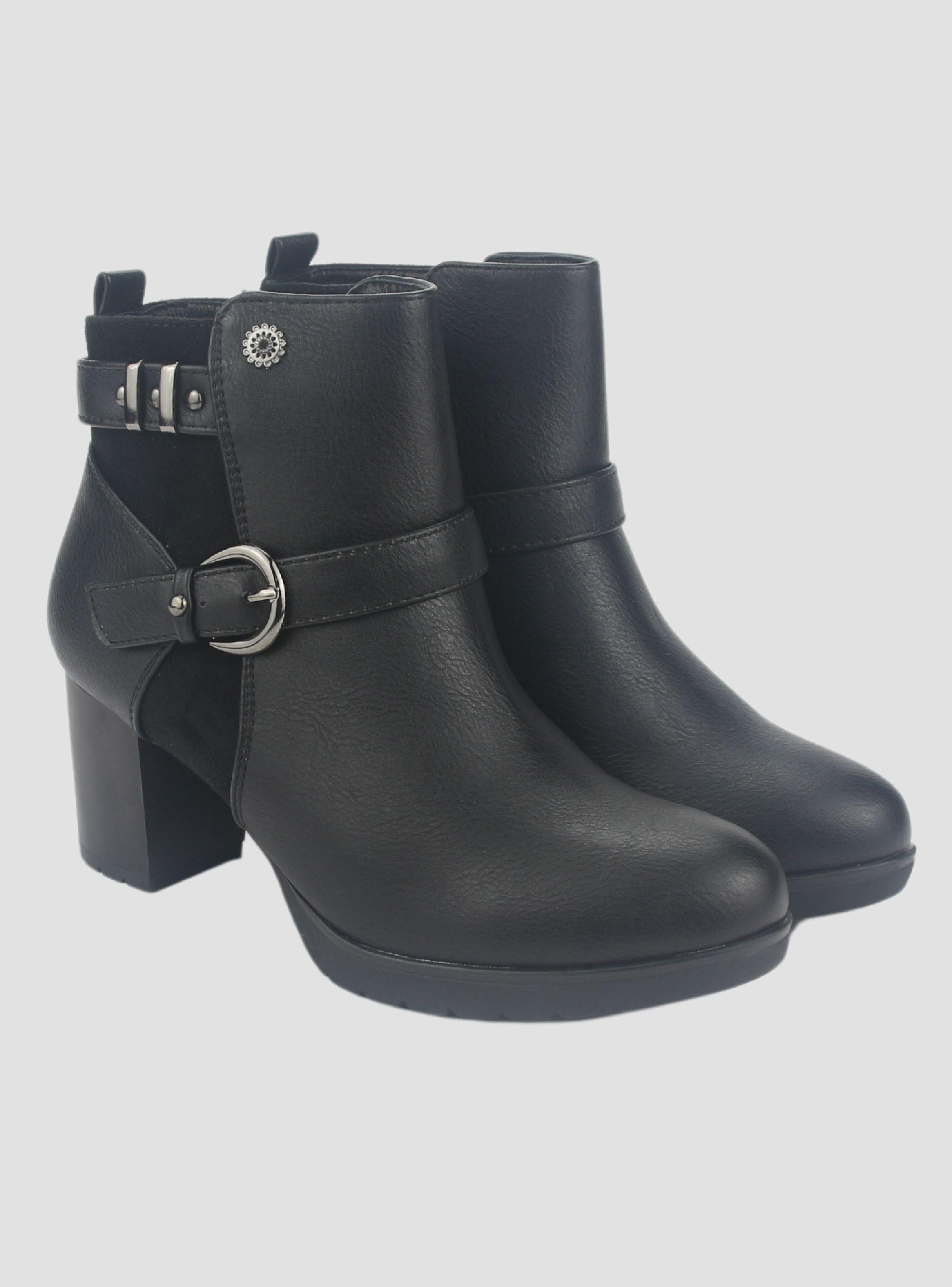 Botin Chalada Mujer Lelia-1 Negro Casual-4