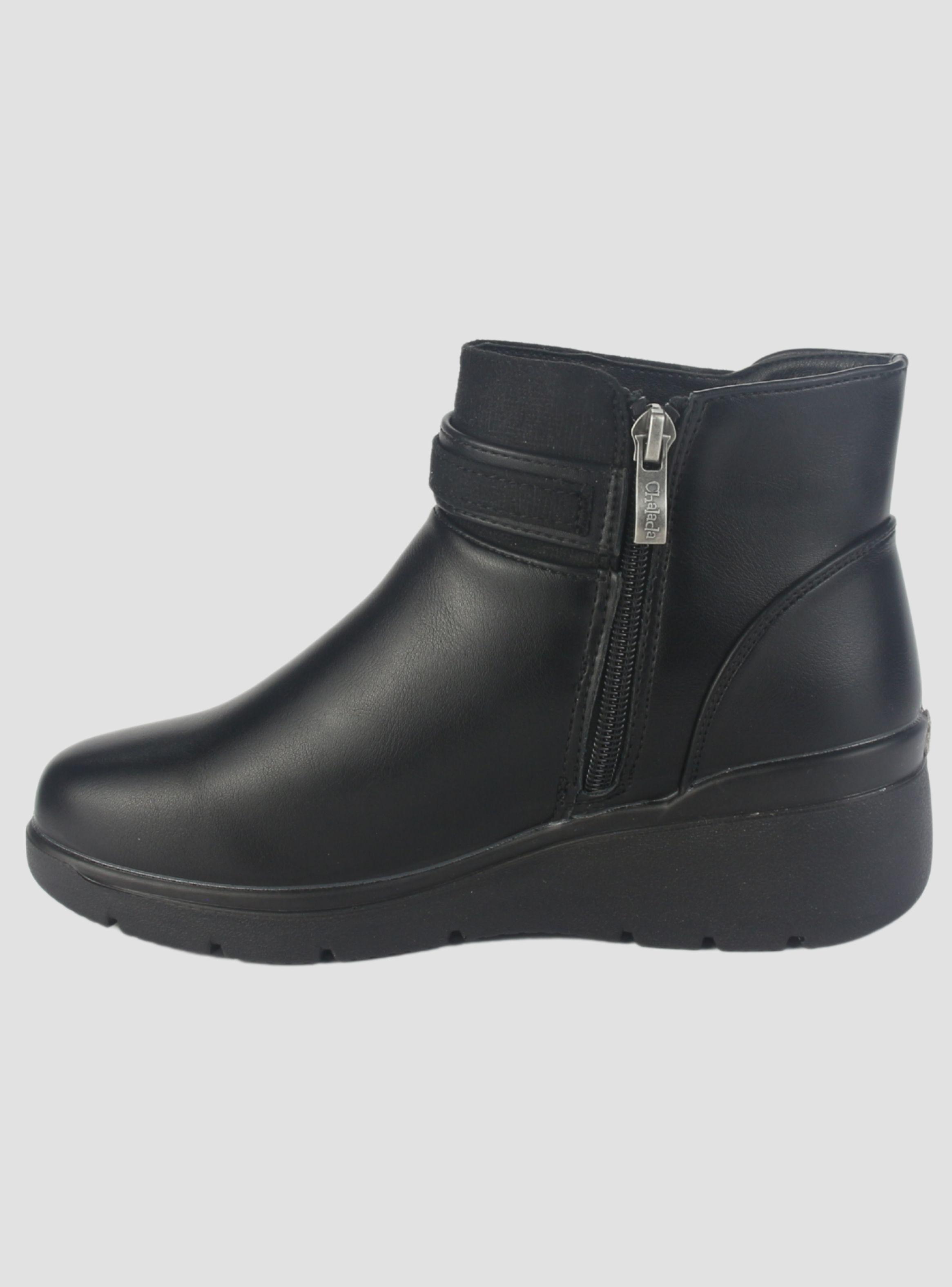Botin Chalada Mujer Curve-5 Negro Casual-1