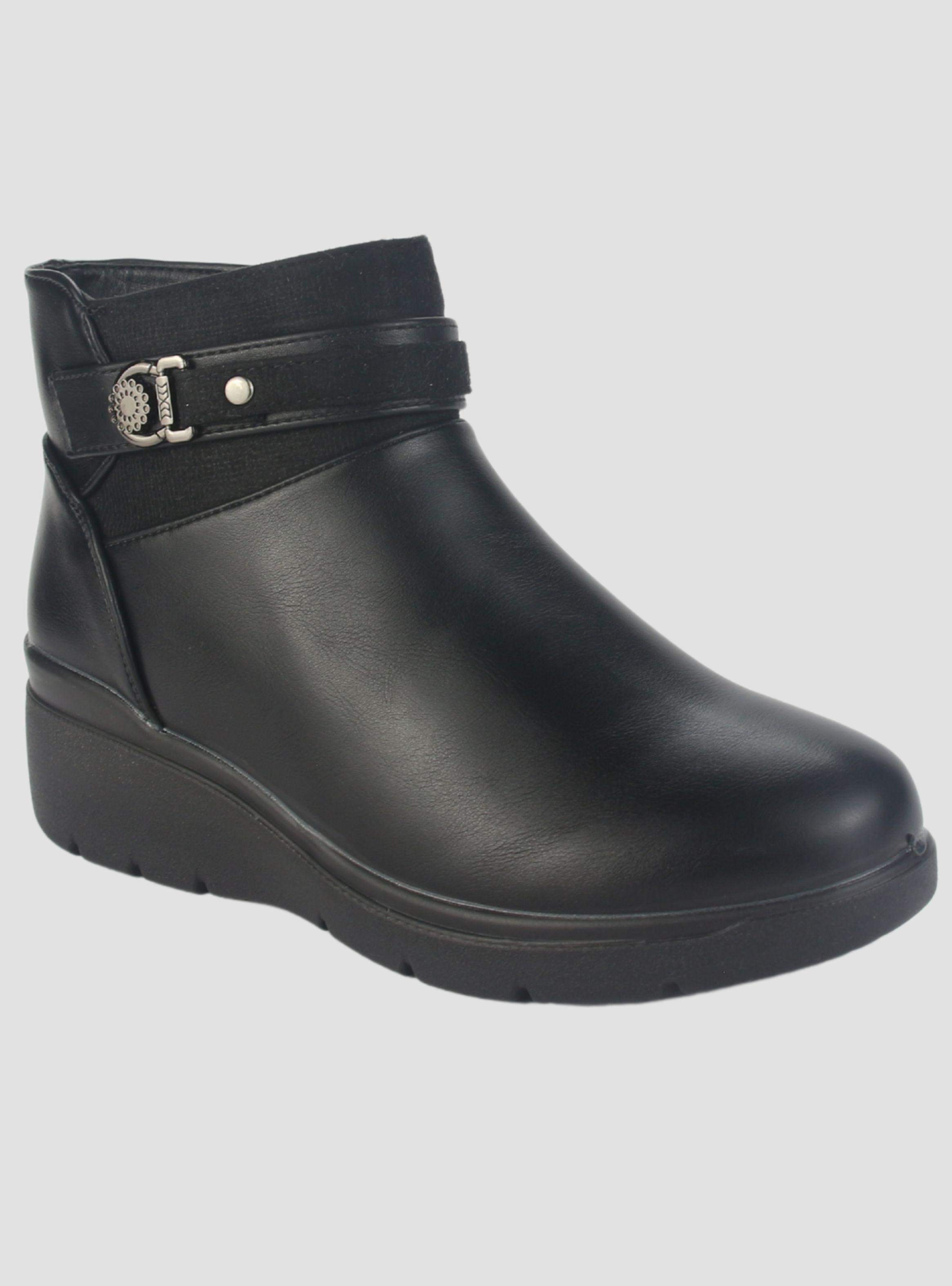 Botin Chalada Mujer Curve-5 Negro Casual-2