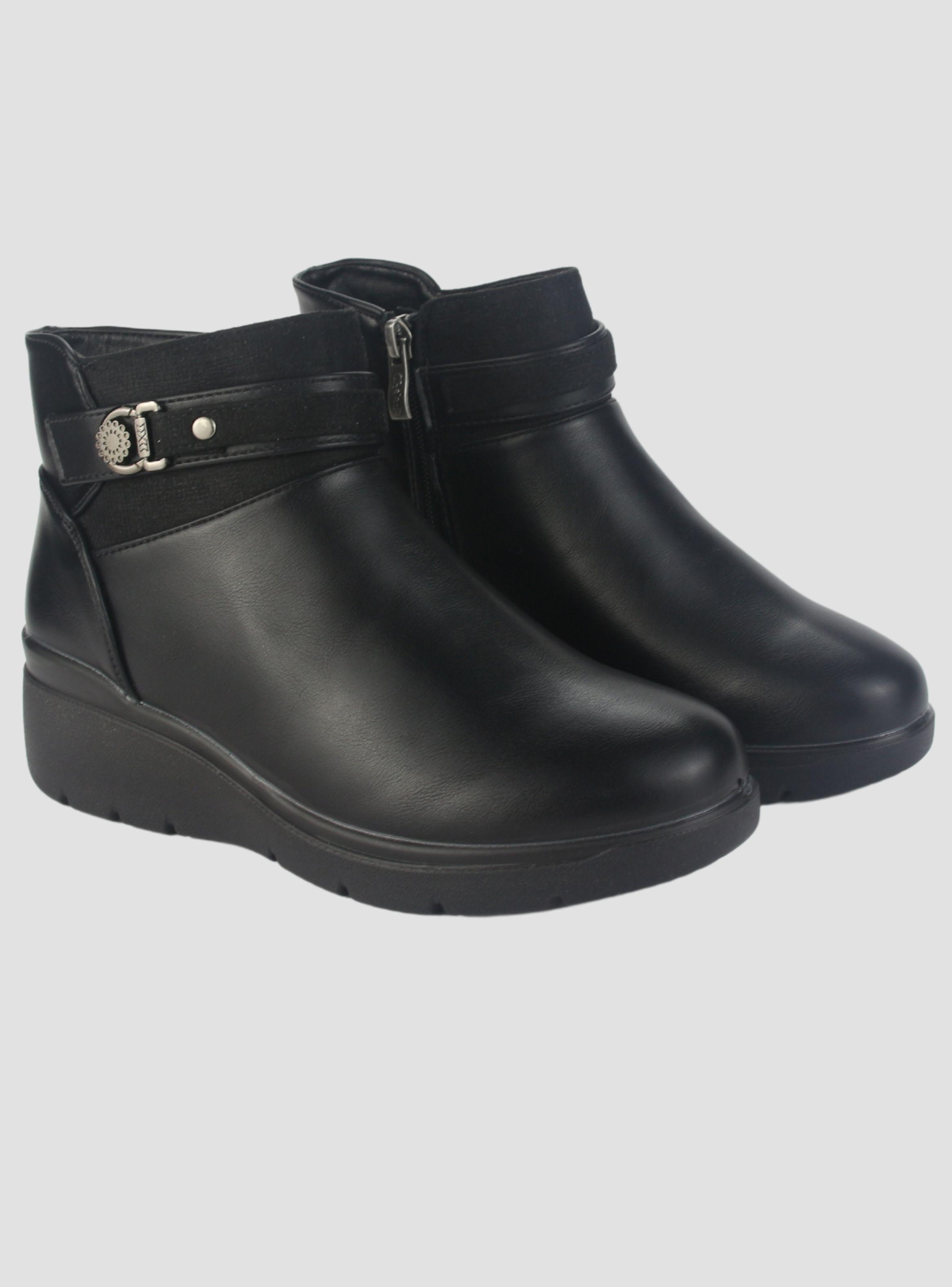 Botin Chalada Mujer Curve-5 Negro Casual-4
