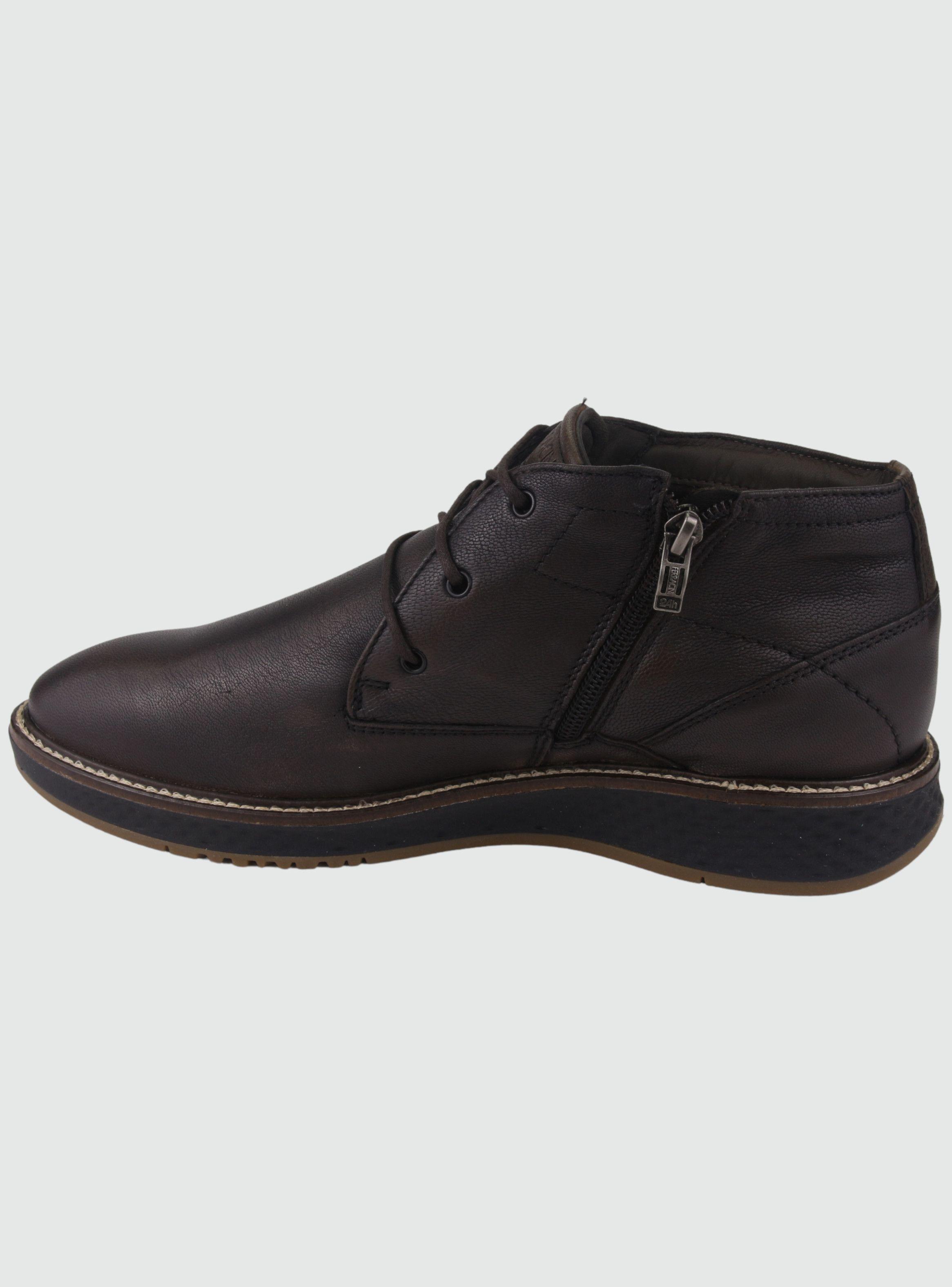 Botin Ferracini Hombre 3300 Play Café Oscuro Casual-1