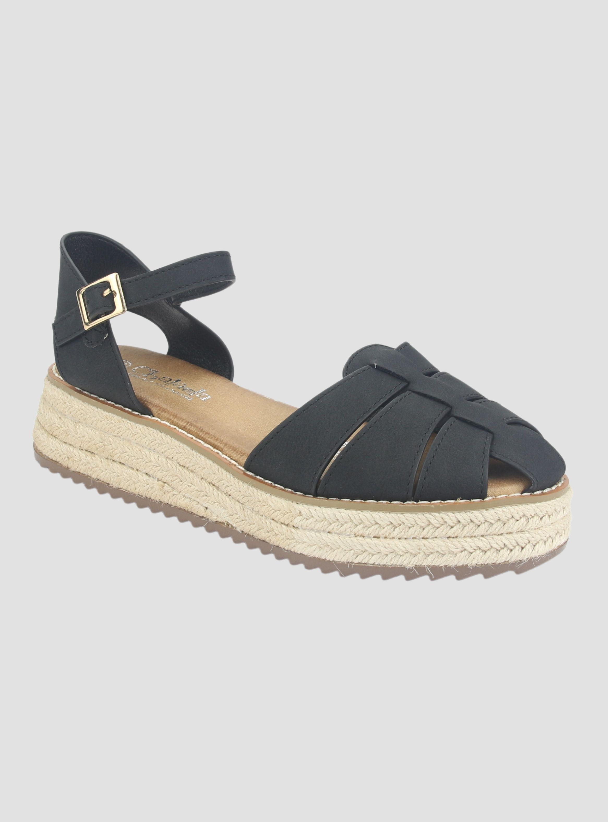 Sandalia Chalada Mujer Lila-20 Negro Casual-2
