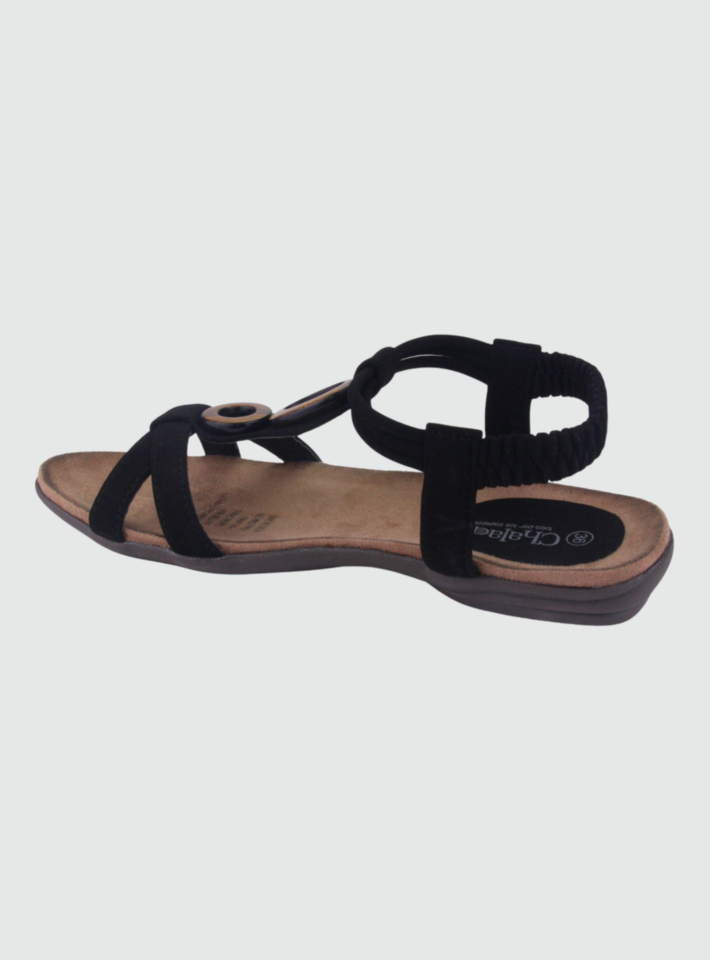 Sandalia Chalada Mujer Anatomic69 Negro Moda-1