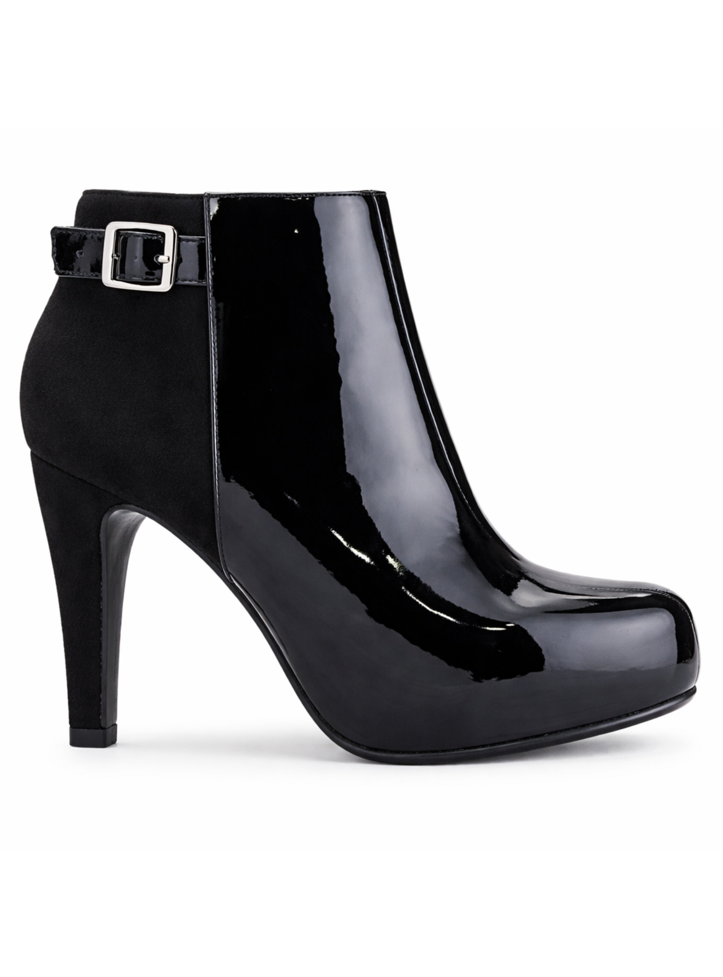 Botin Negro Matte Mujer Casual Chalada Fashion-0