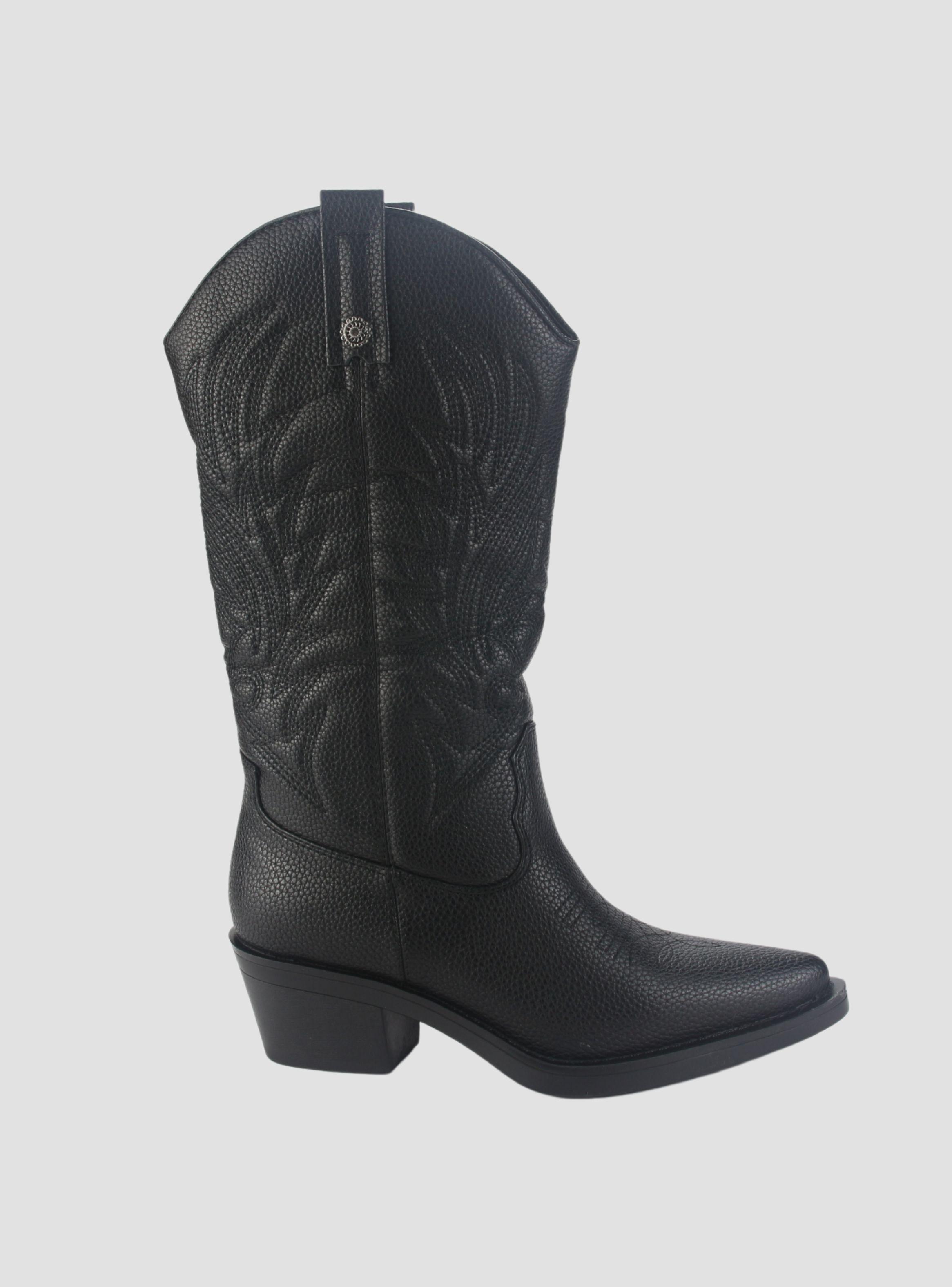 Bota Chalada Mujer West-22 Negro Casual-0