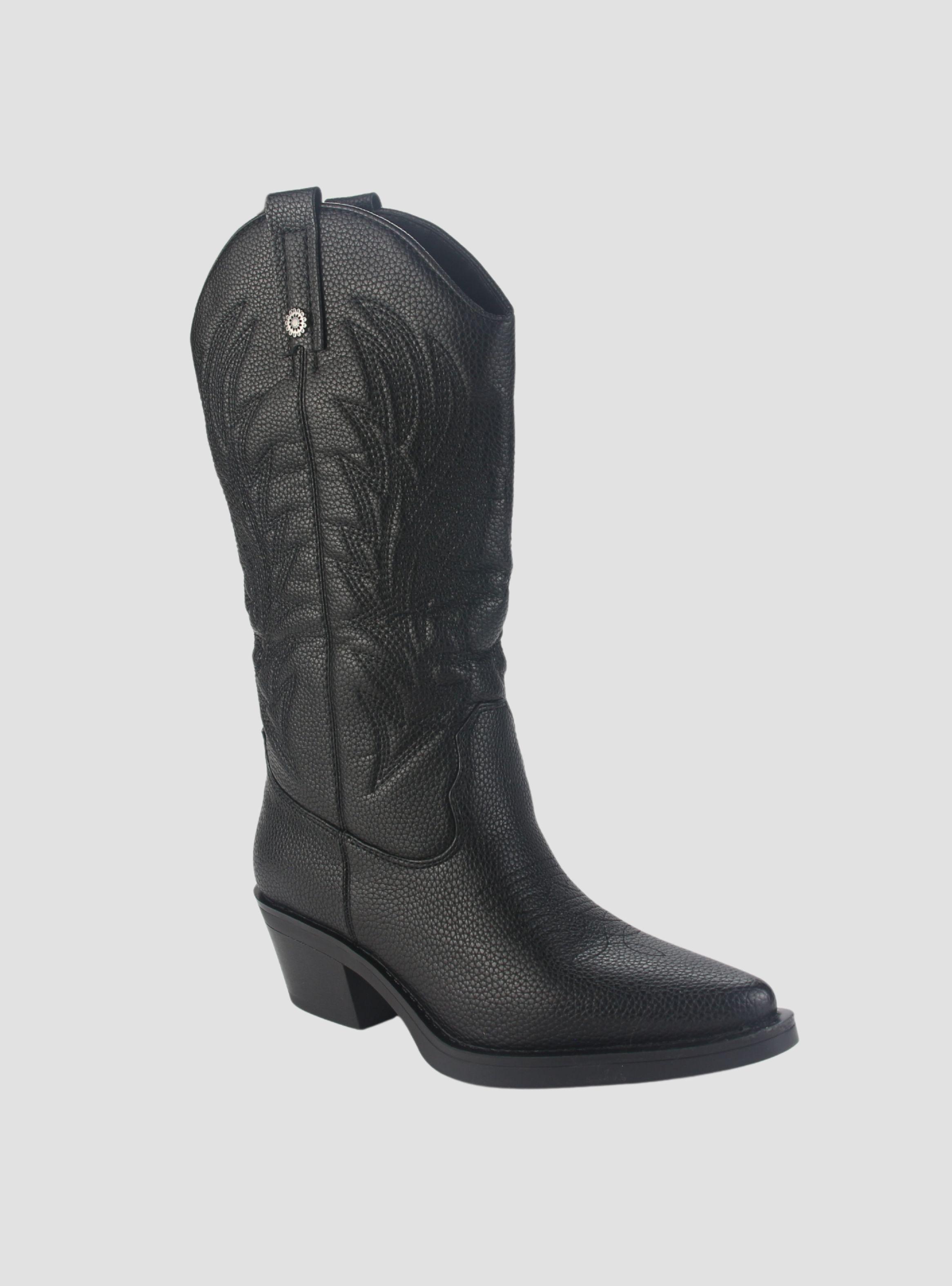 Bota Chalada Mujer West-22 Negro Casual-2