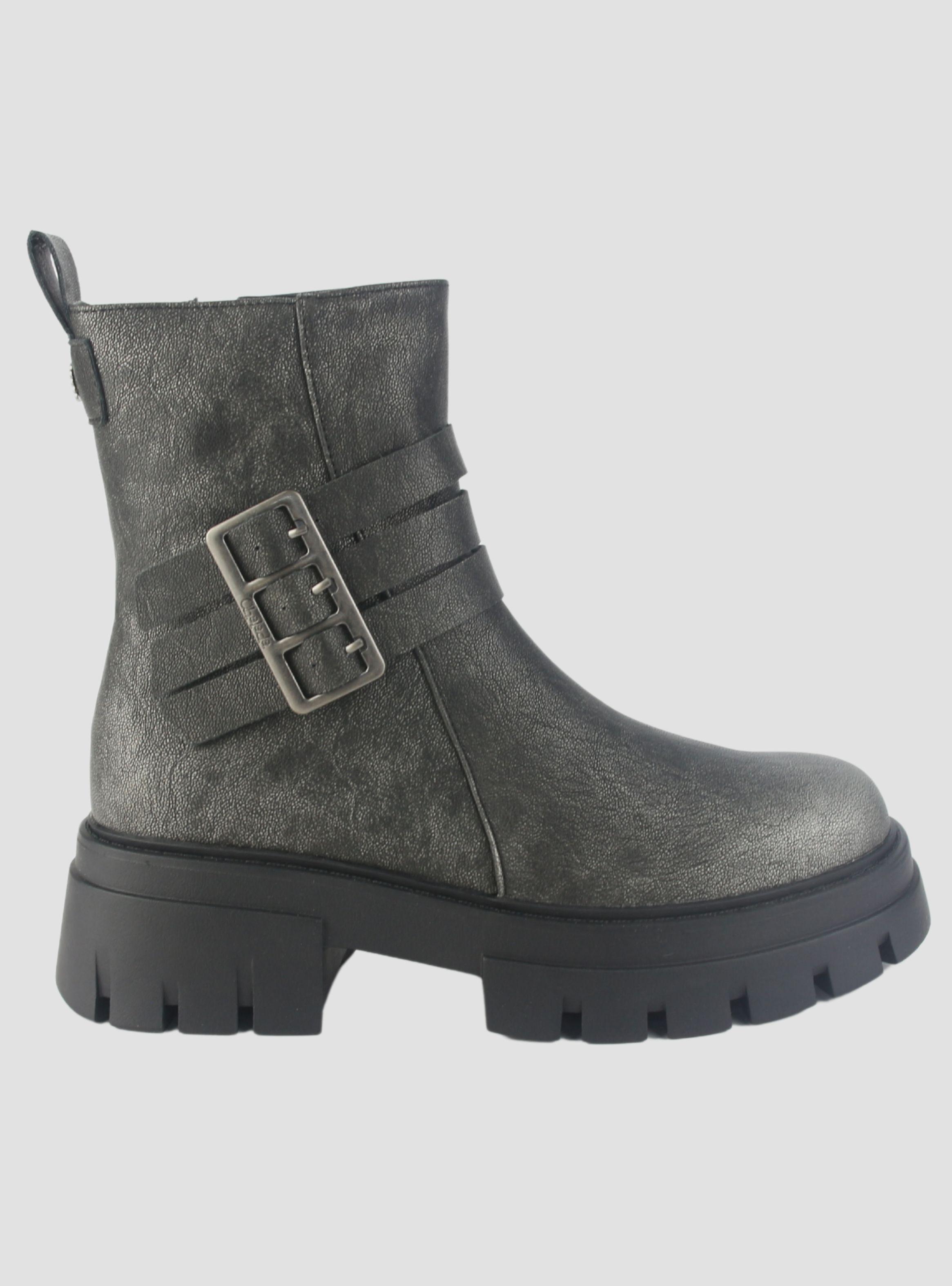 Botin Chalada Mujer Rustnew-1 Plateado Casual-0