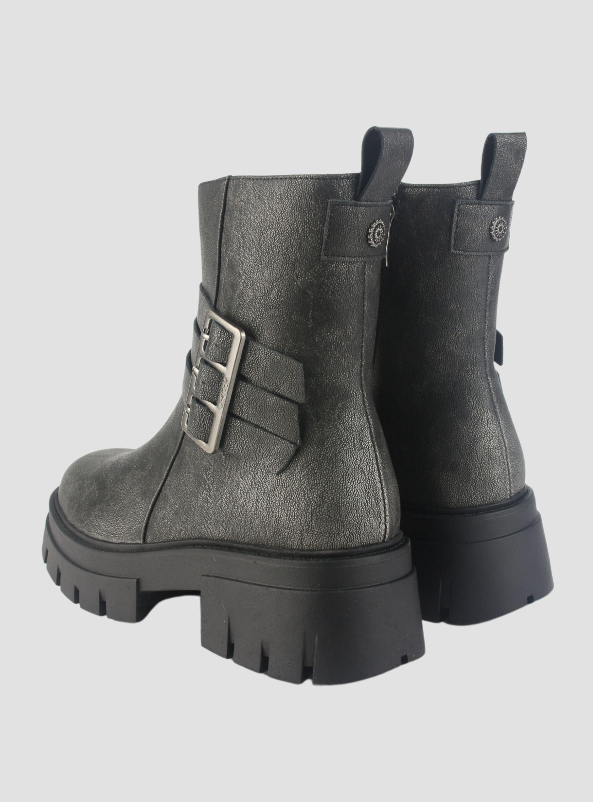 Botin Chalada Mujer Rustnew-1 Plateado Casual-5
