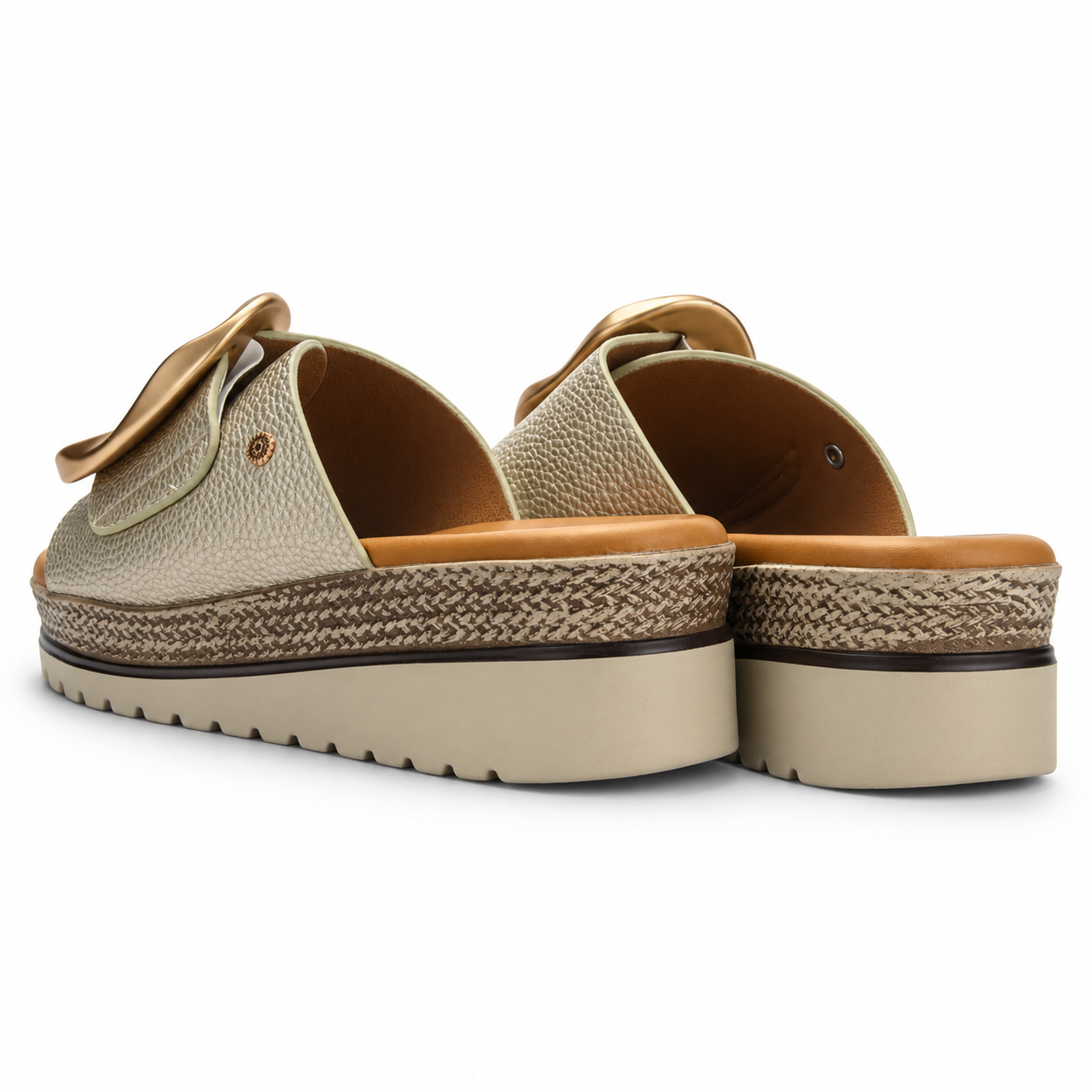 Sandalia Dorado Mujer Casual Chalada Garda-7
