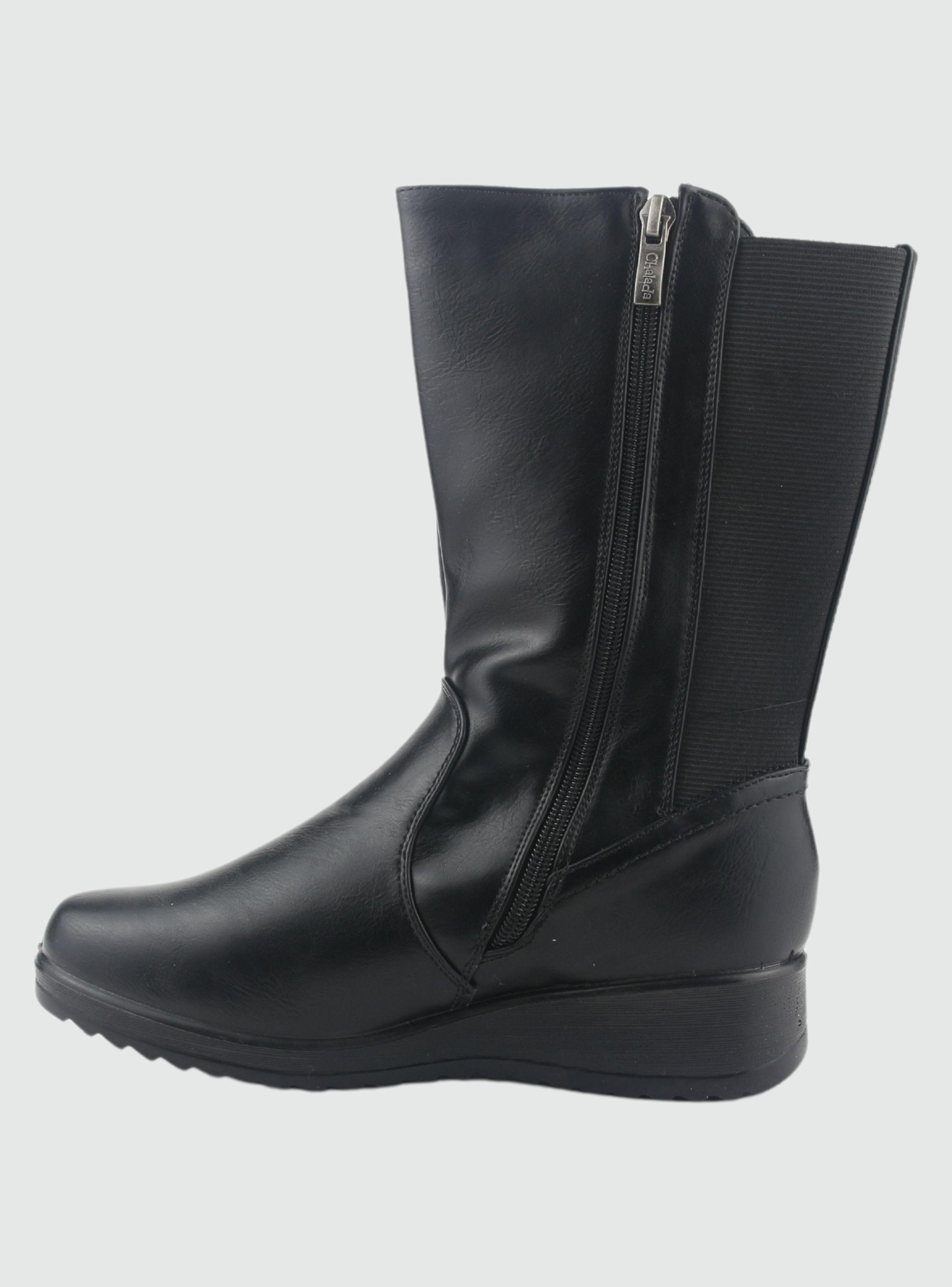Botin Chalada Mujer Humen-3 Negro Casual-1