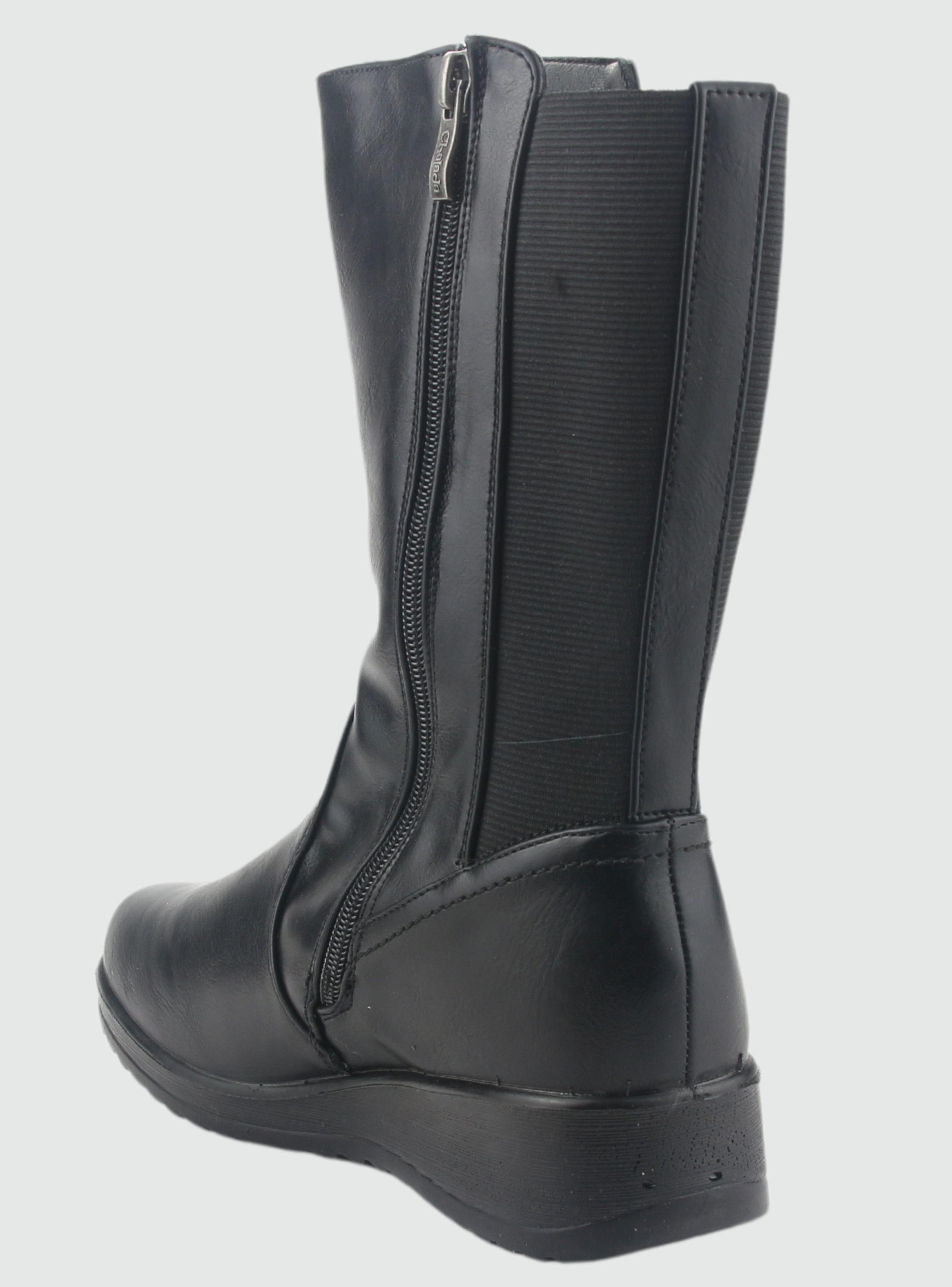 Botin Chalada Mujer Humen-3 Negro Casual-3
