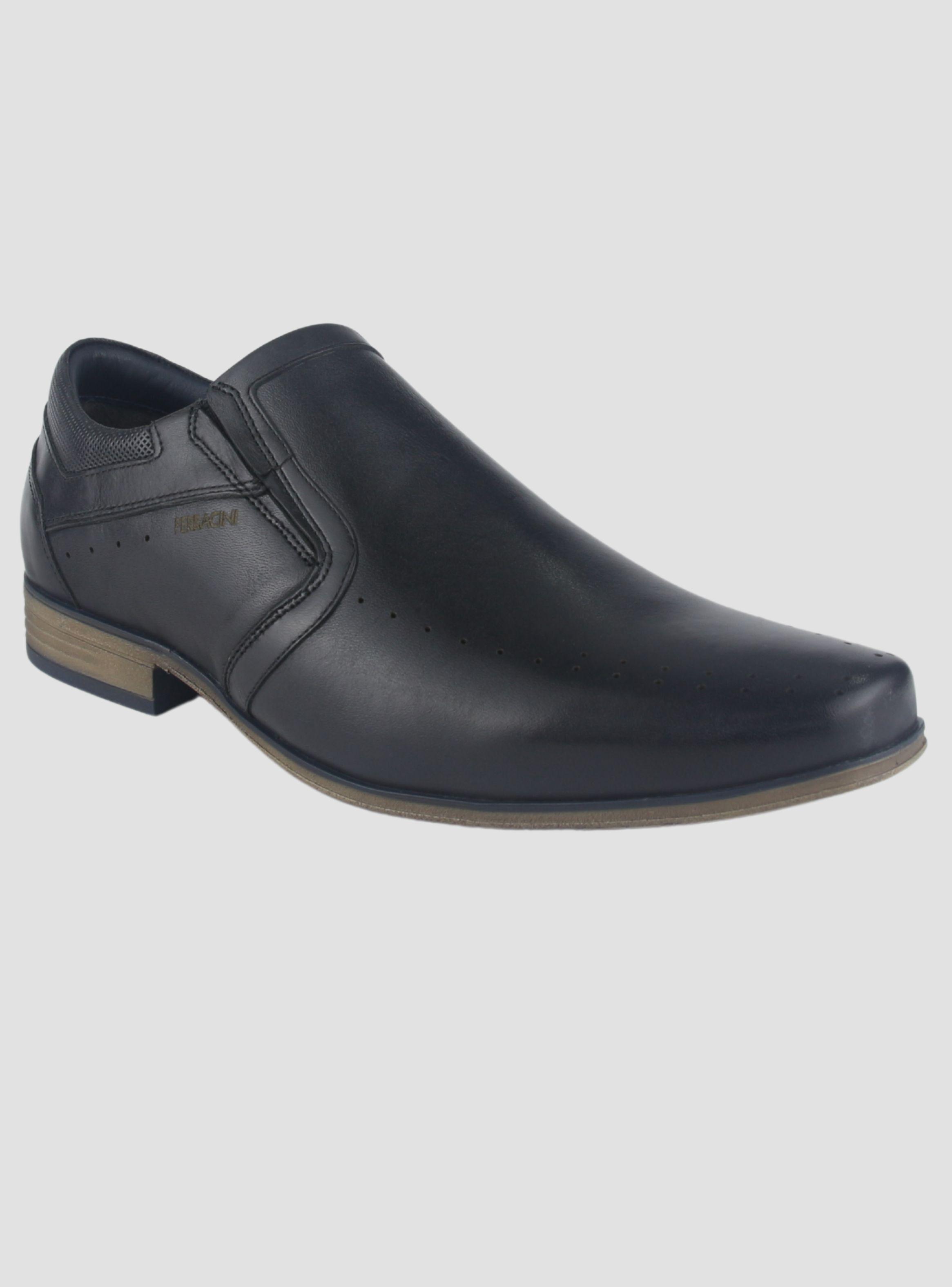 Zapato Ferracini Hombre 6072 Derby Negro Matte Casual-2