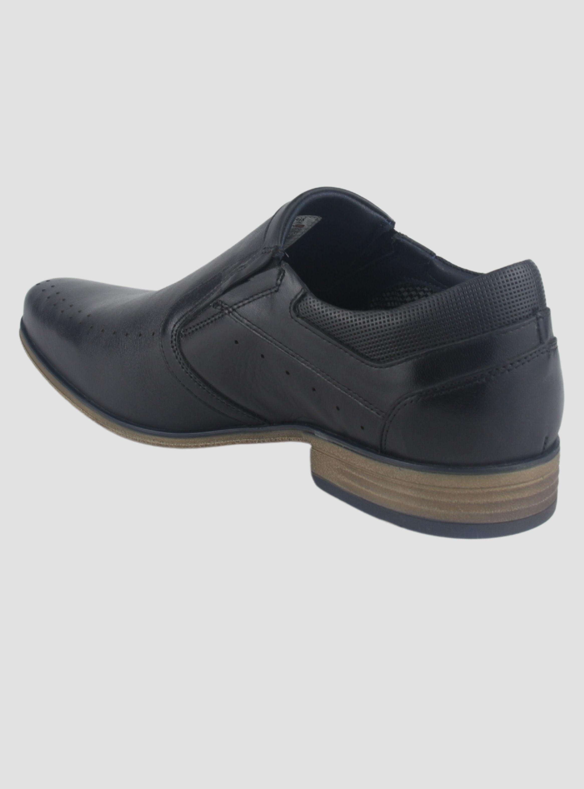 Zapato Ferracini Hombre 6072 Derby Negro Matte Casual-3