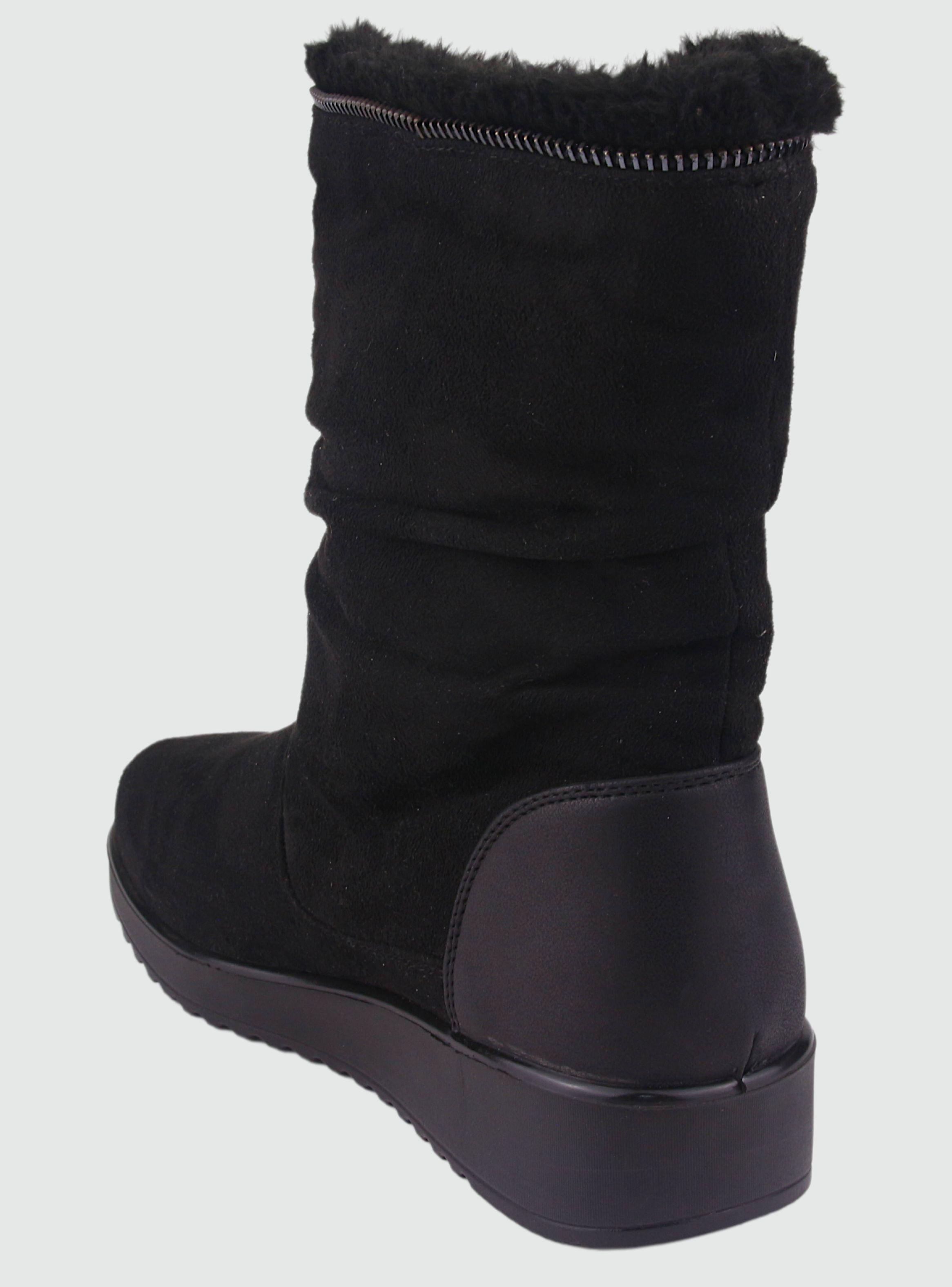 Botin Chalada Mujer Humen-1 Negro Casual-3