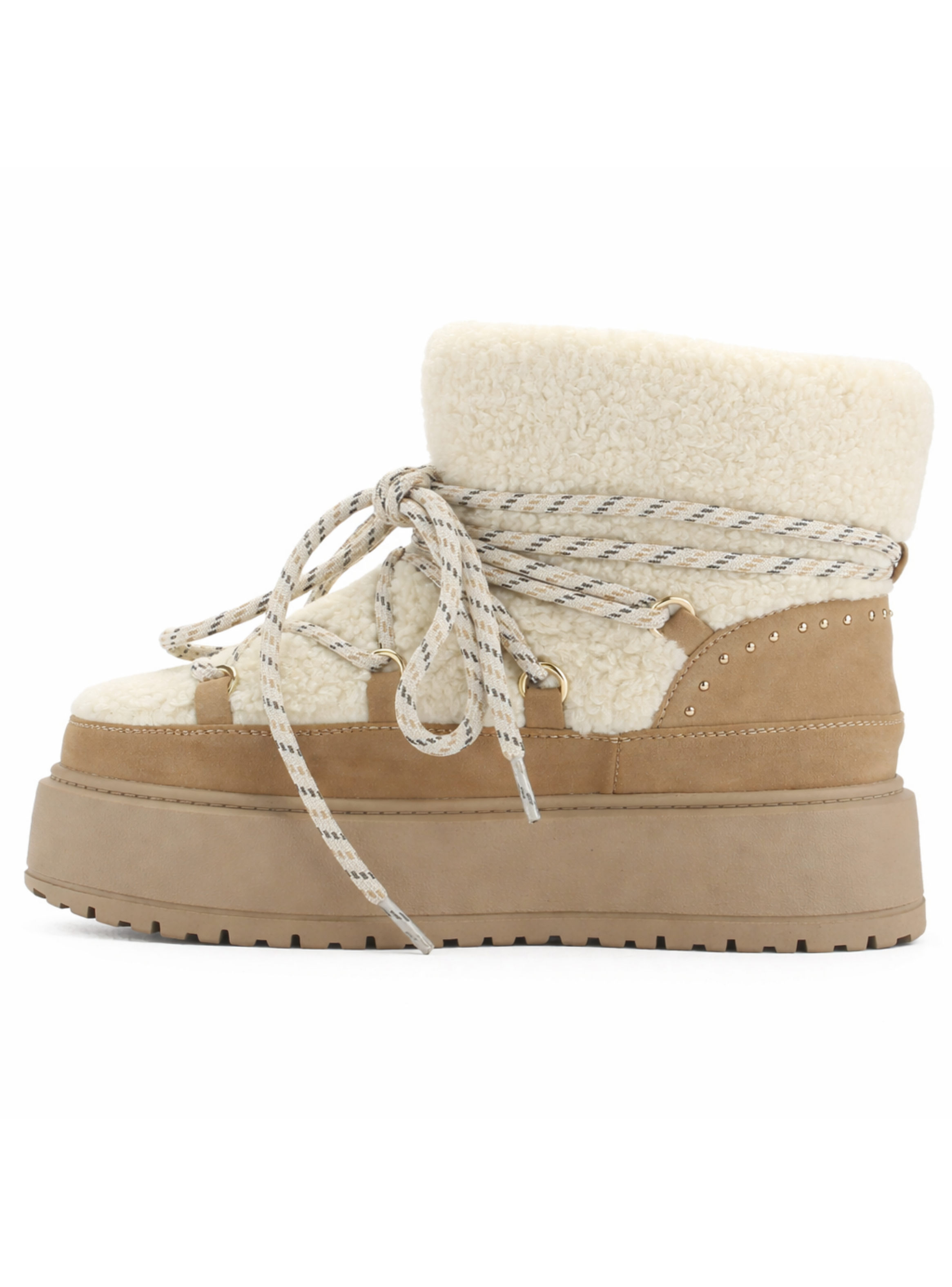 Botin Beige Mujer Casual Chalada Ailen-1