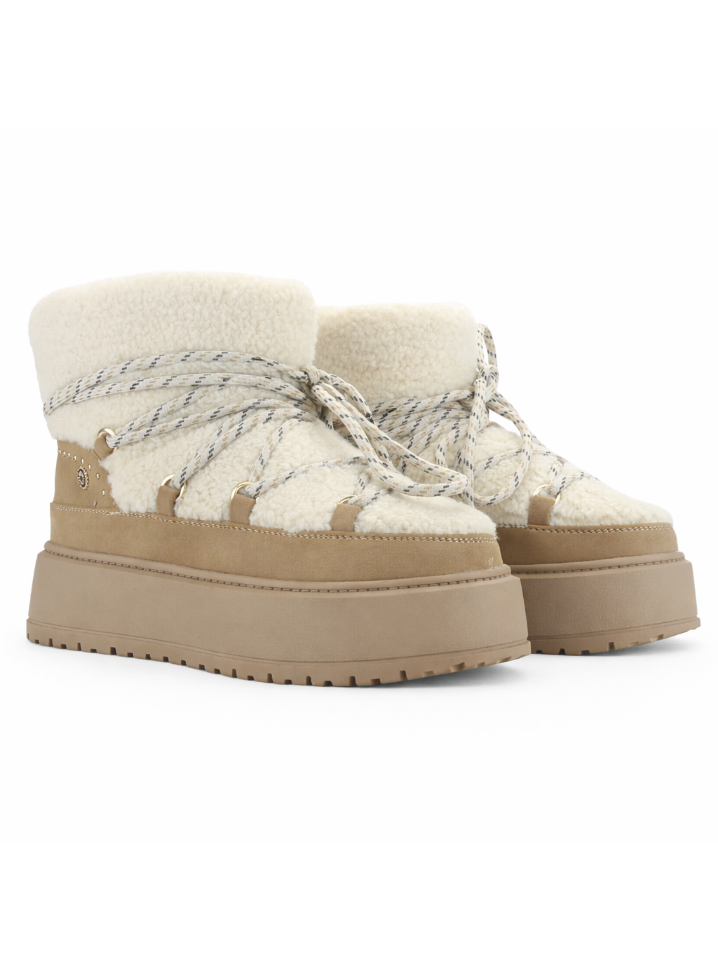 Botin Beige Mujer Casual Chalada Ailen-4