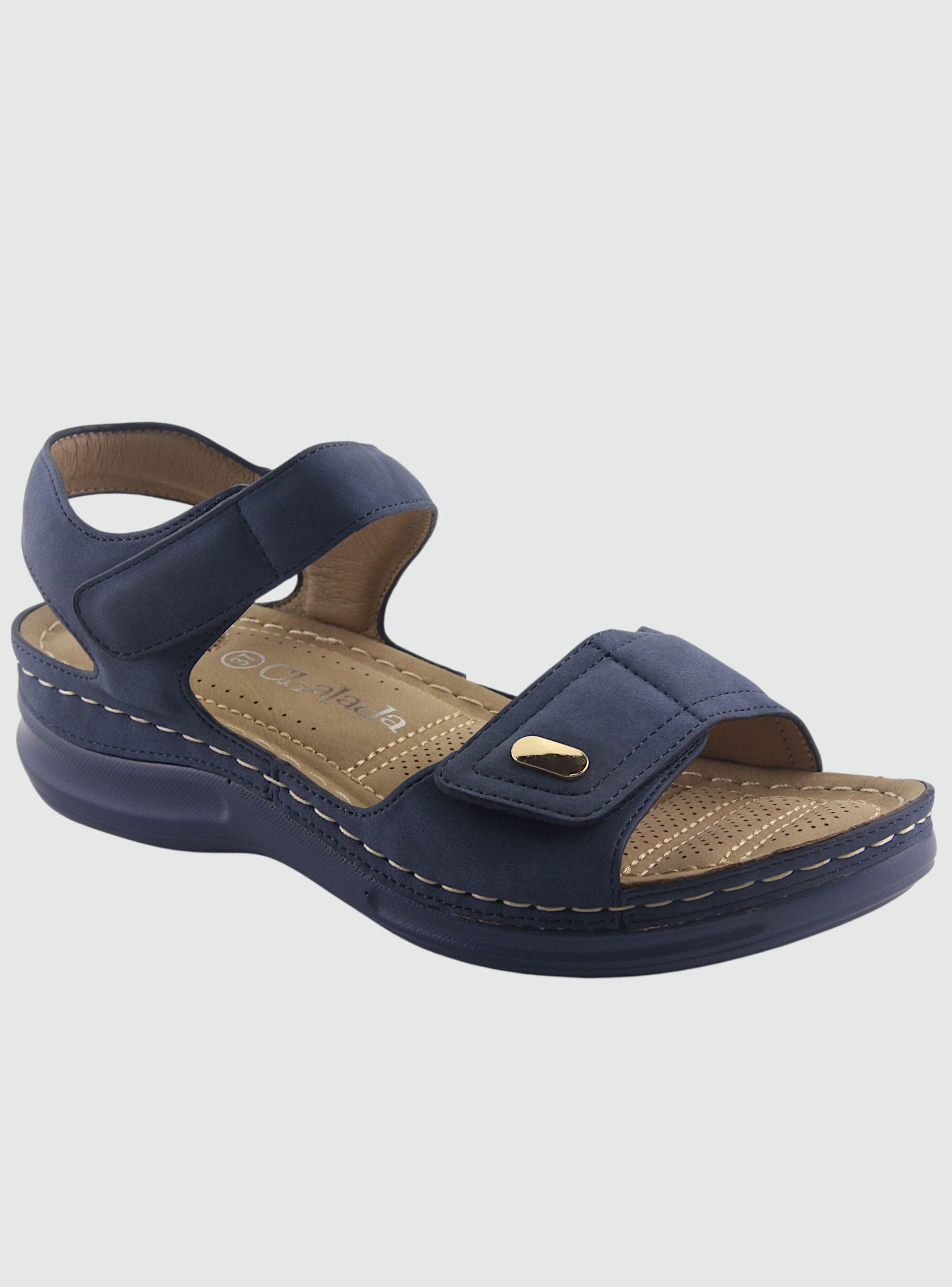 Sandalia Chalada Mujer Kon-15 Azul Comfort-0