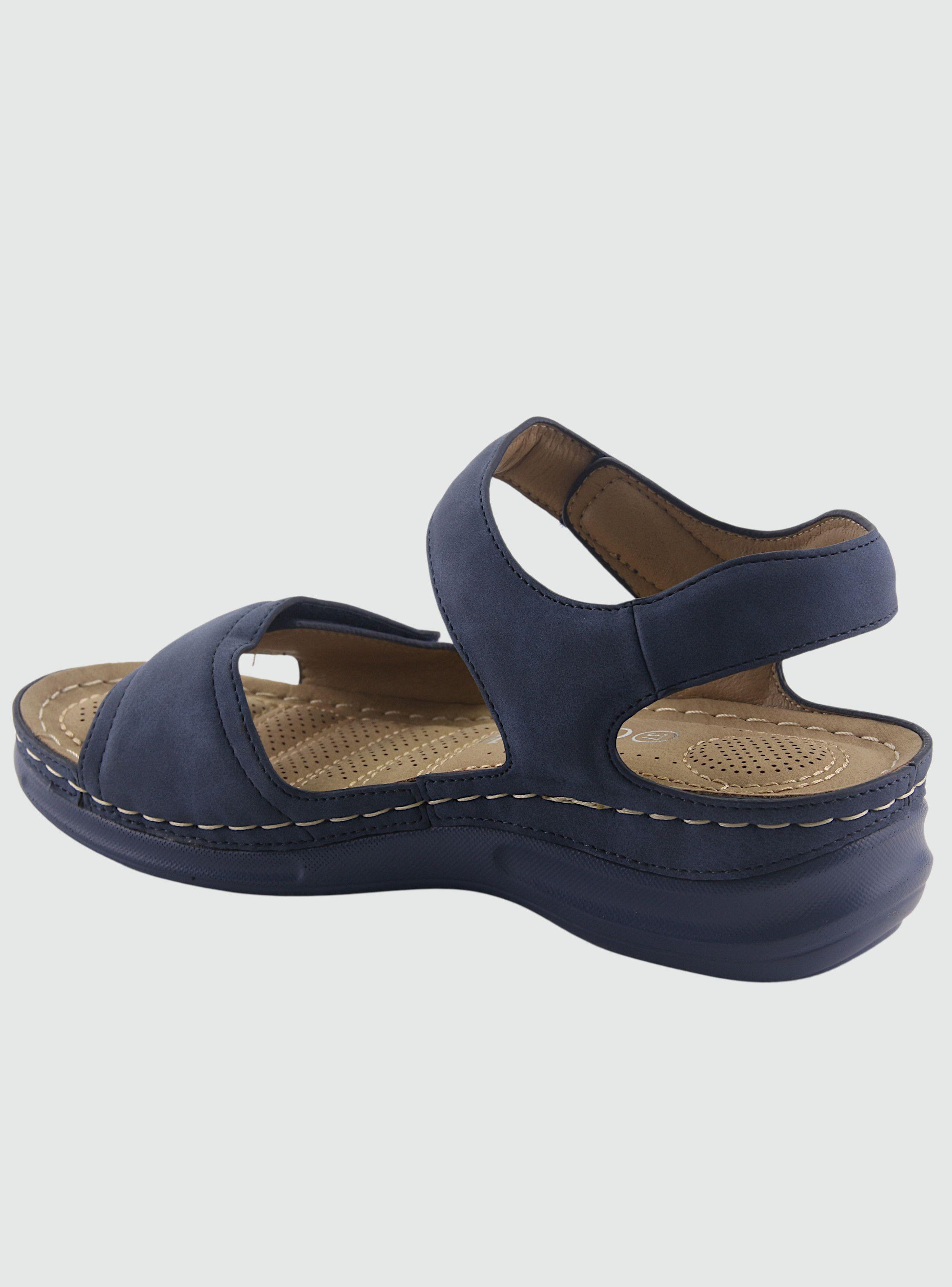 Sandalia Chalada Mujer Kon-15 Azul Comfort-1