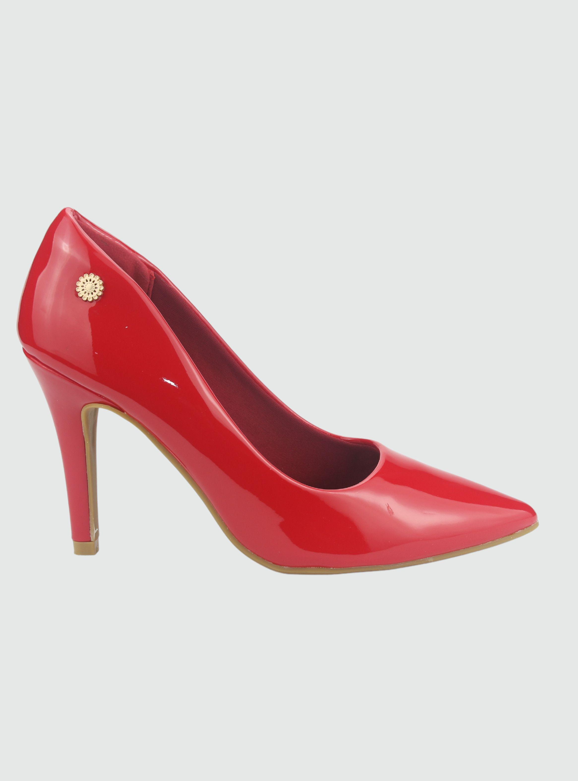 Zapato Chalada Mujer Clora-4 Rojo Casual-0