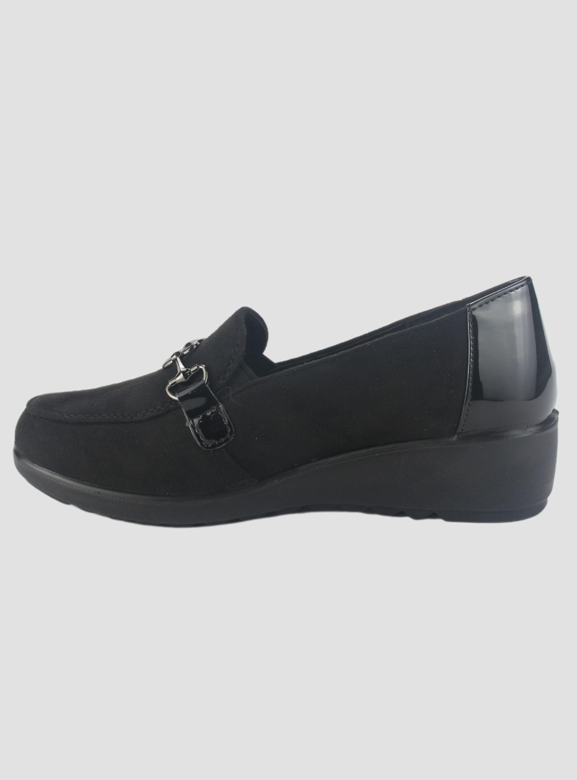 Zapato Chalada Mujer Deza-3 Negro Casual-1