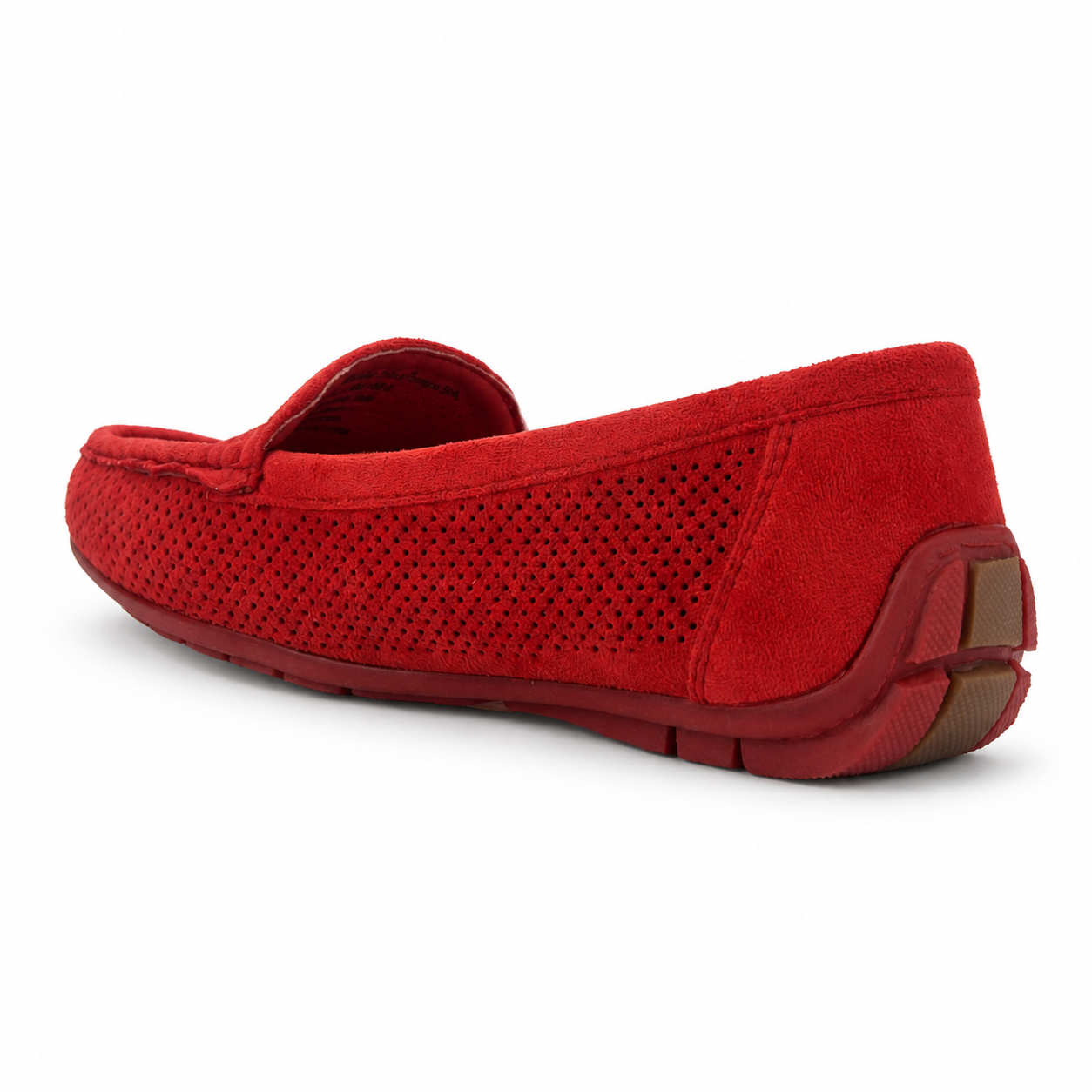 Mocasin Rojo Mujer Casual Chalada Nautico-3
