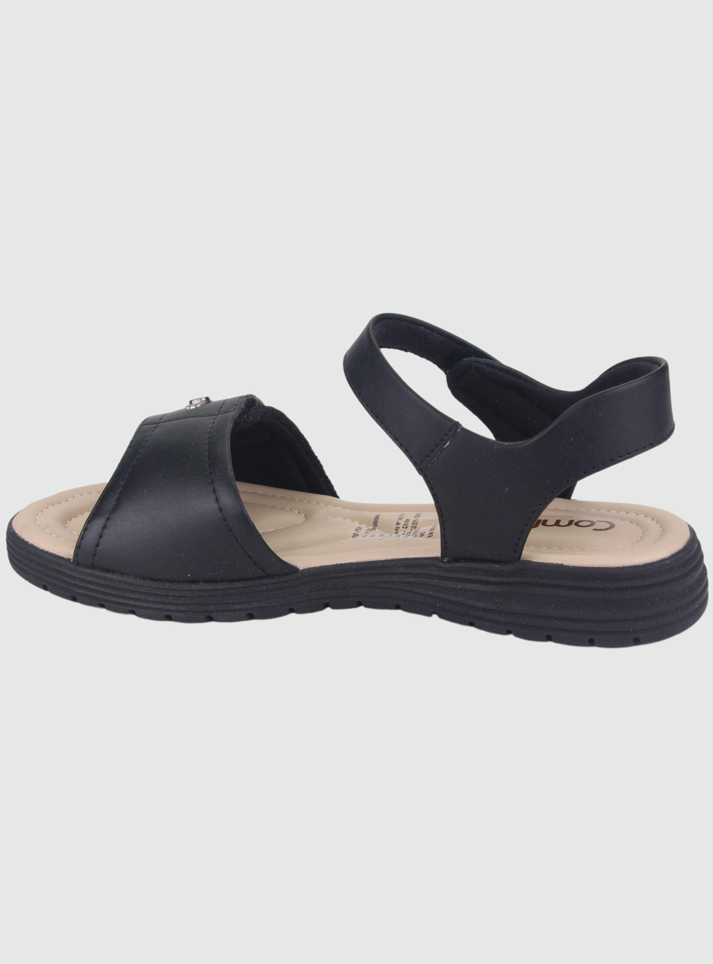 Sandalia Comfortflex Mujer 2251403 Negro Moda-1