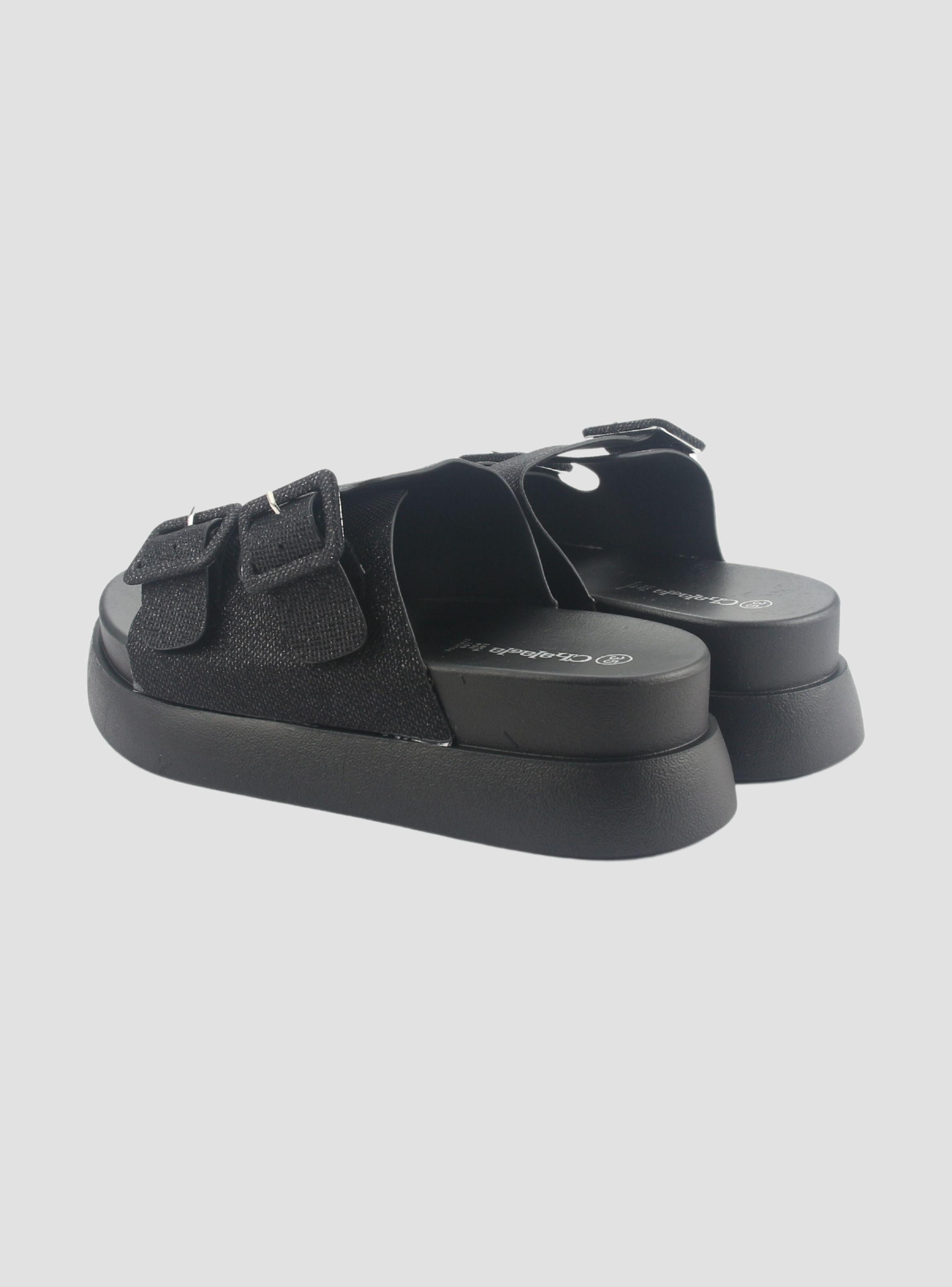 Sandalia Chalada Mujer Bora-20 Negro Casual-5