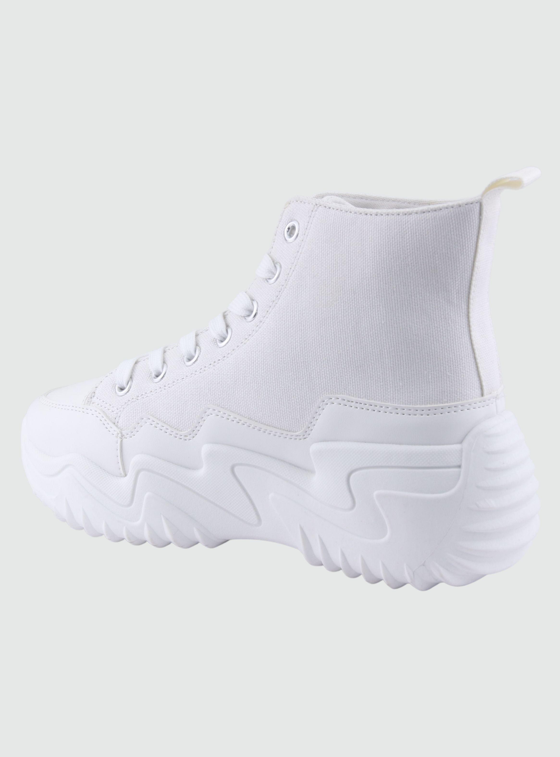 Zapatilla Chalada Mujer Clash-1 Blanco Plataforma-1