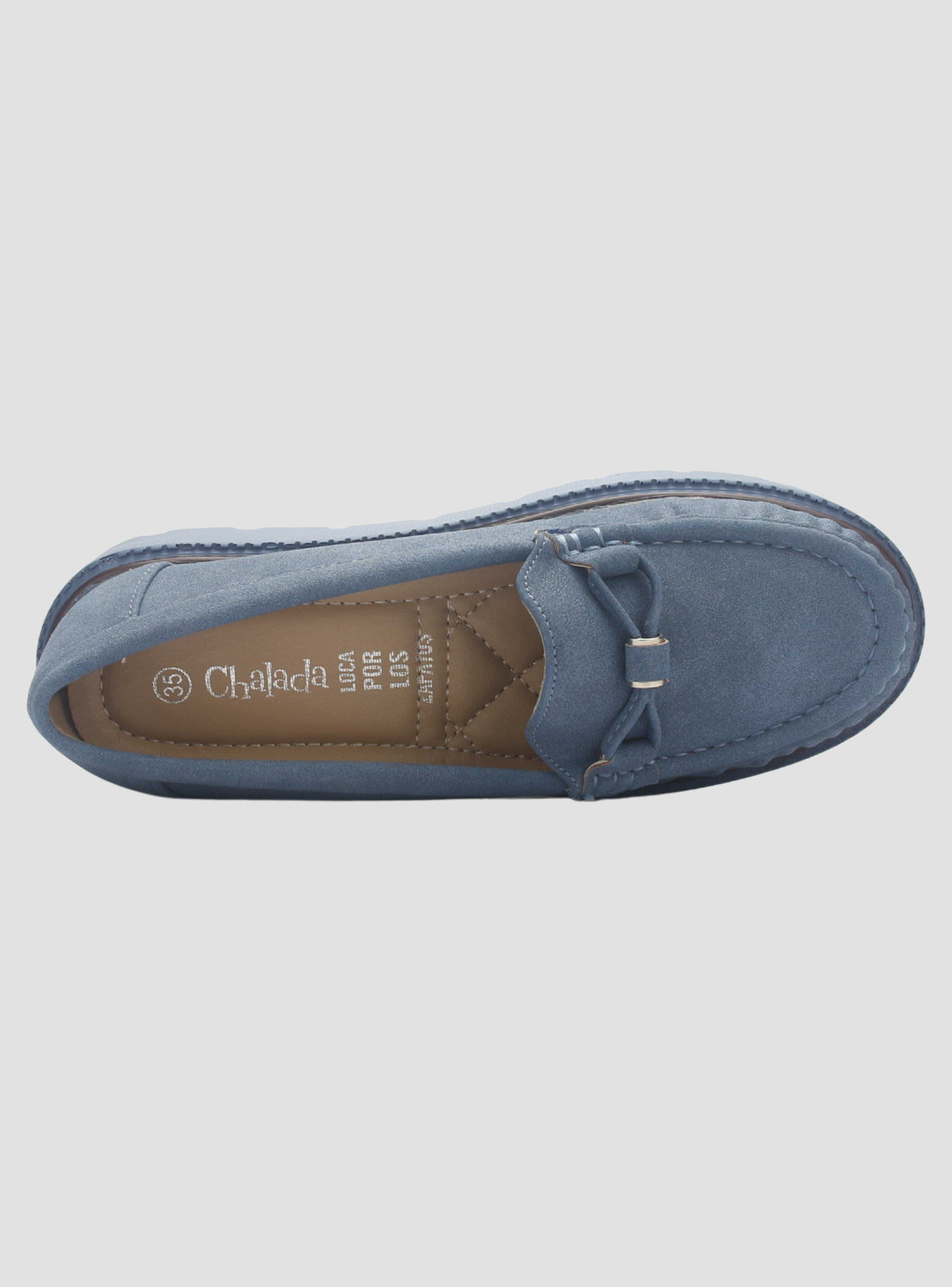 Mocasin Mujer Chalada Gran-22 Azul Casual-4