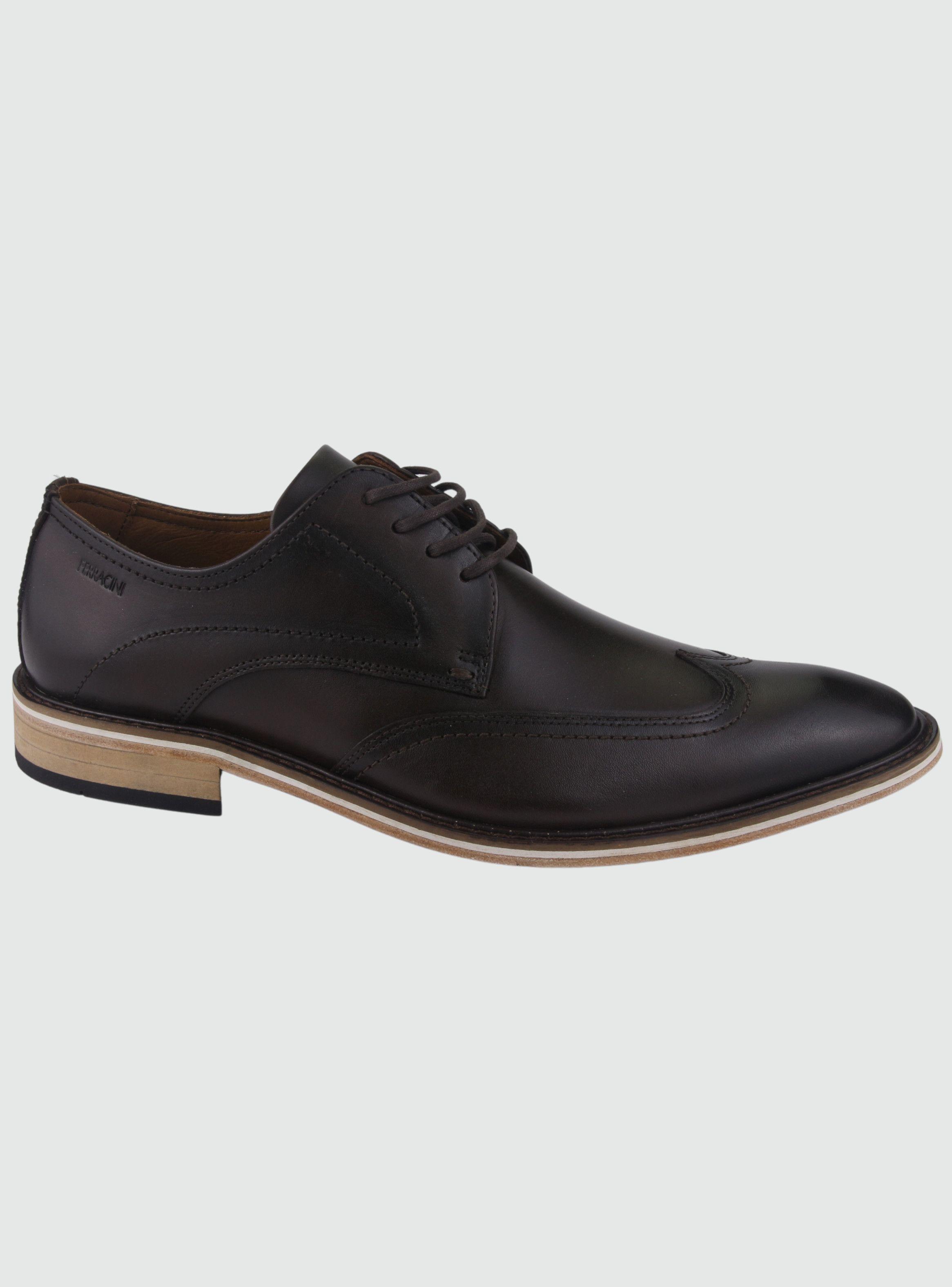 Zapato Ferracini Hombre 6357-262 Café Moda-0