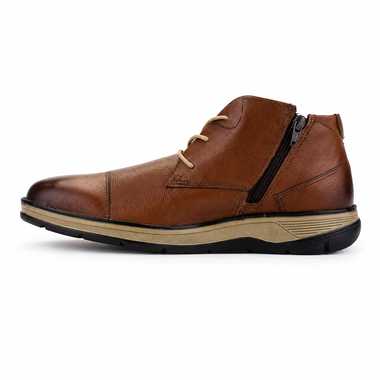 Botin Ferracini Hombre 5542 Fluence Café Oscuro Casual-1