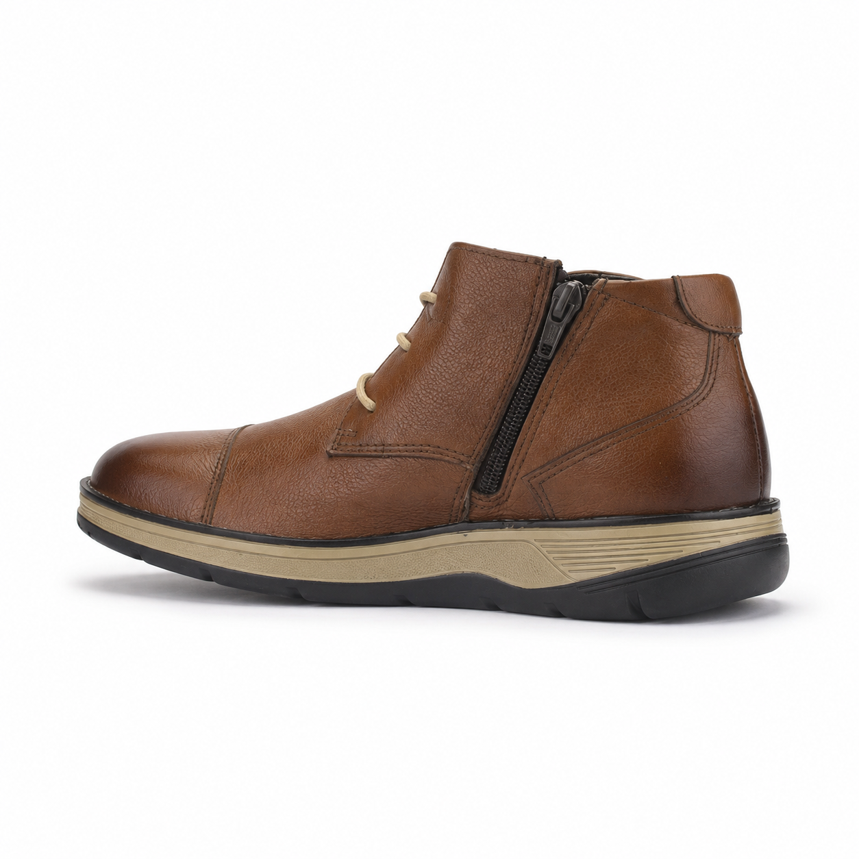 Botin Ferracini Hombre 5542 Fluence Café Oscuro Casual-3