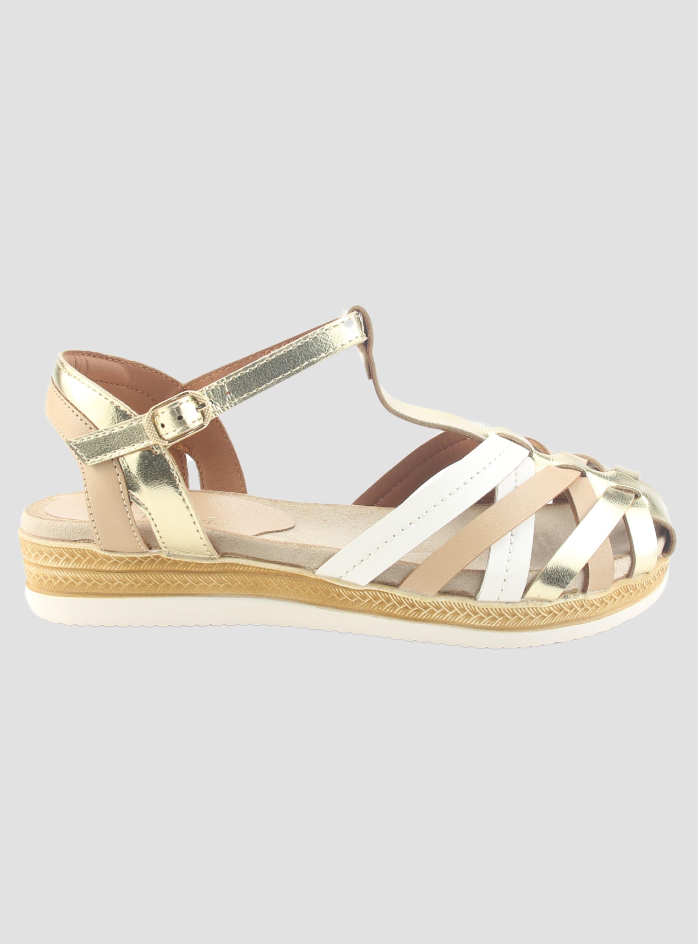 Sandalia Chalada Mujer Cince-10 Dorado Casual-0