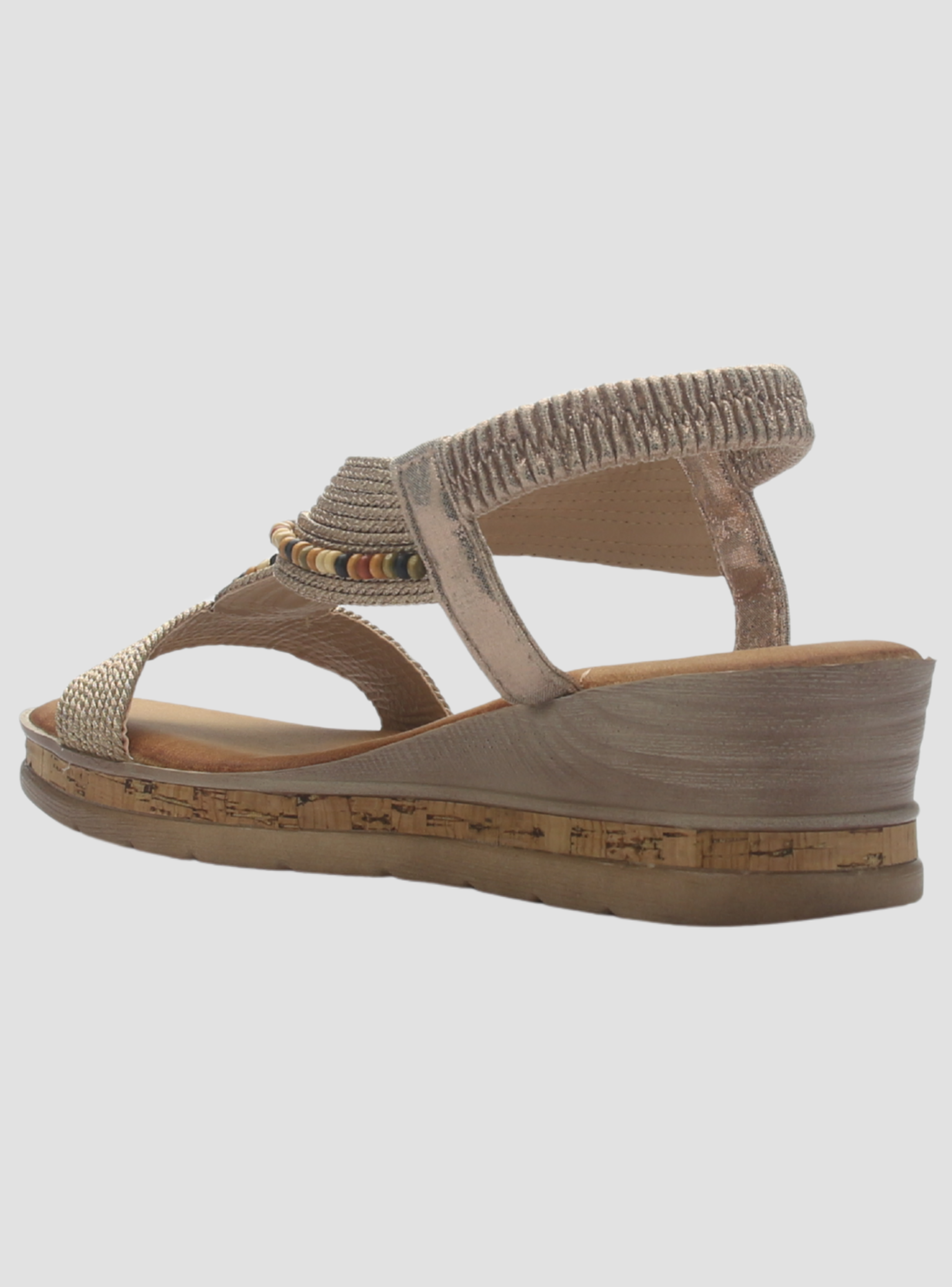 Sandalia de Mujer de color Beige Casual Chalada Molina-1-3