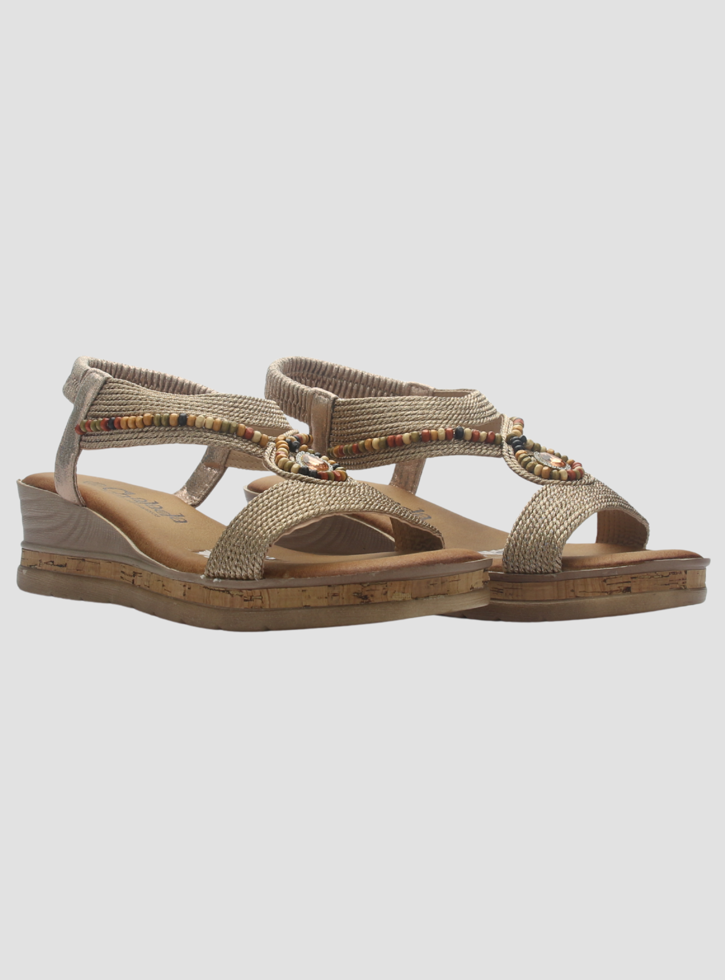 Sandalia de Mujer de color Beige Casual Chalada Molina-1-4