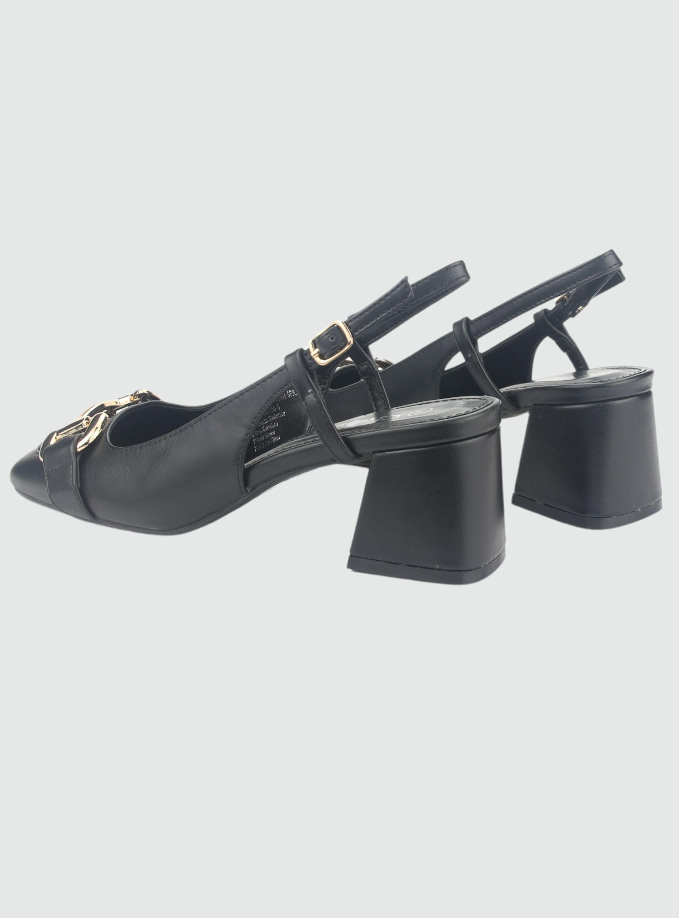 Zapato Chalada Mujer Corso-8 Negro Casual-5