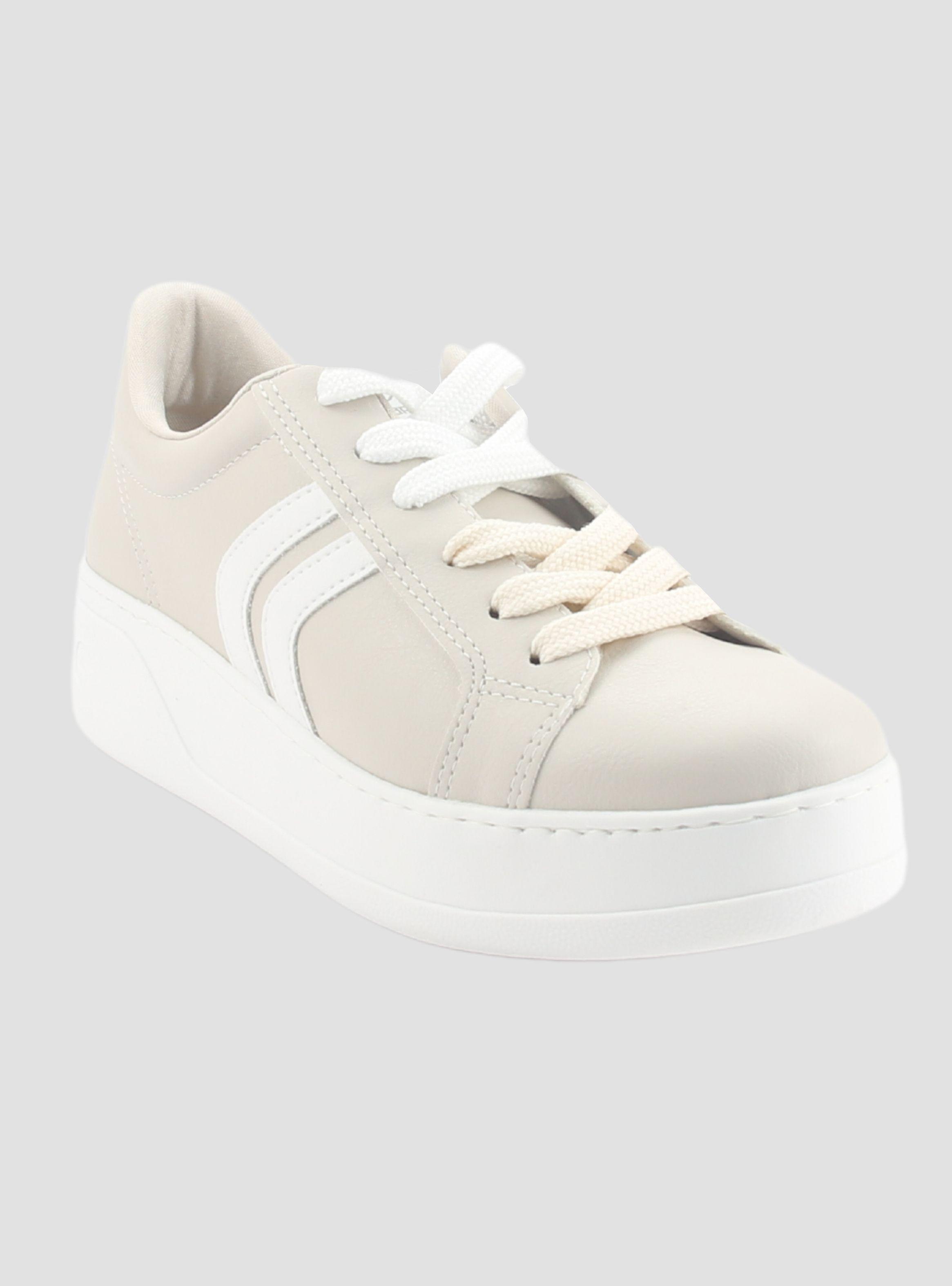 Zapatilla Via Marte Mujer 023-011-01 Beige Casual-5