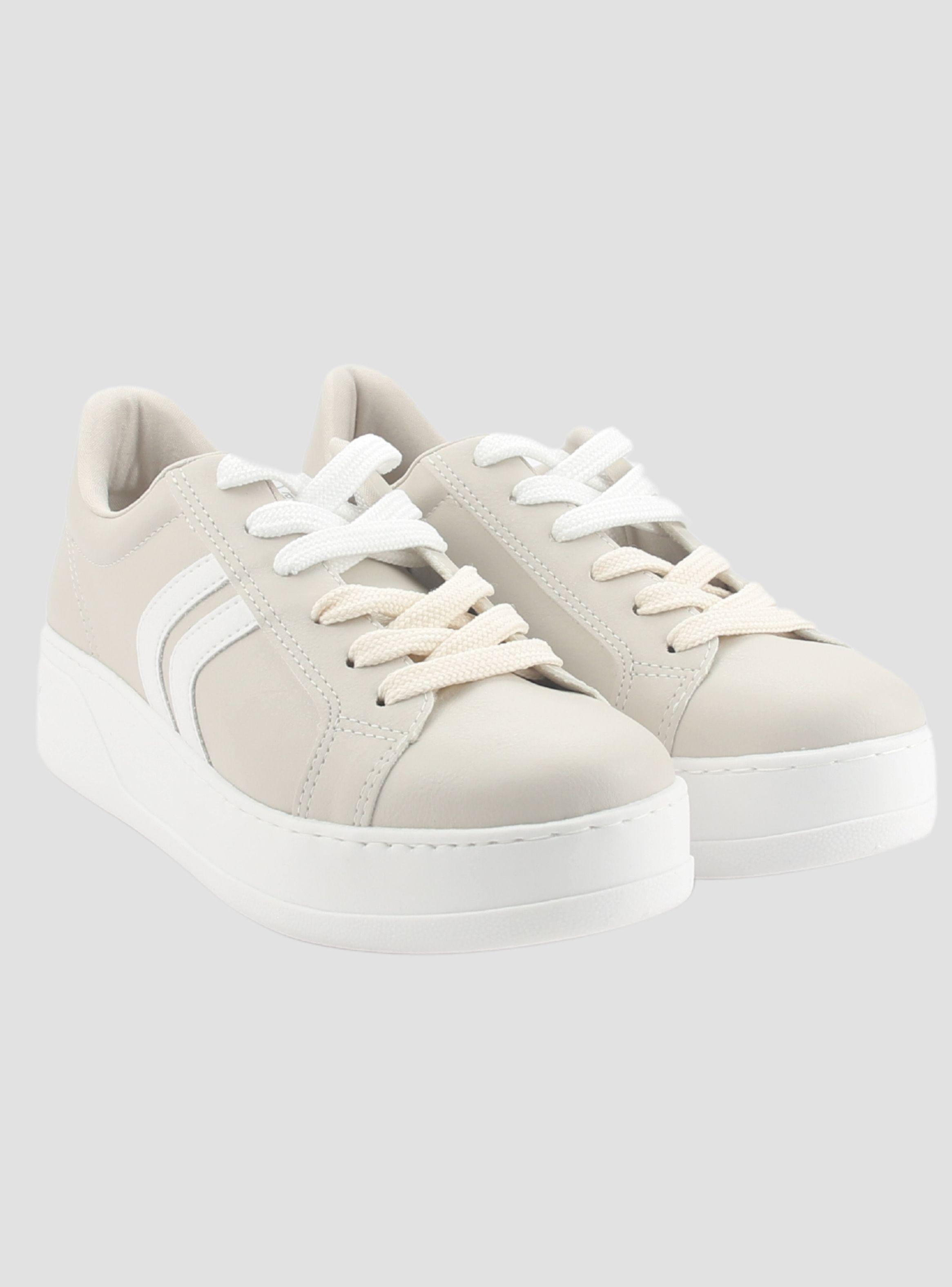 Zapatilla Via Marte Mujer 023-011-01 Beige Casual-9