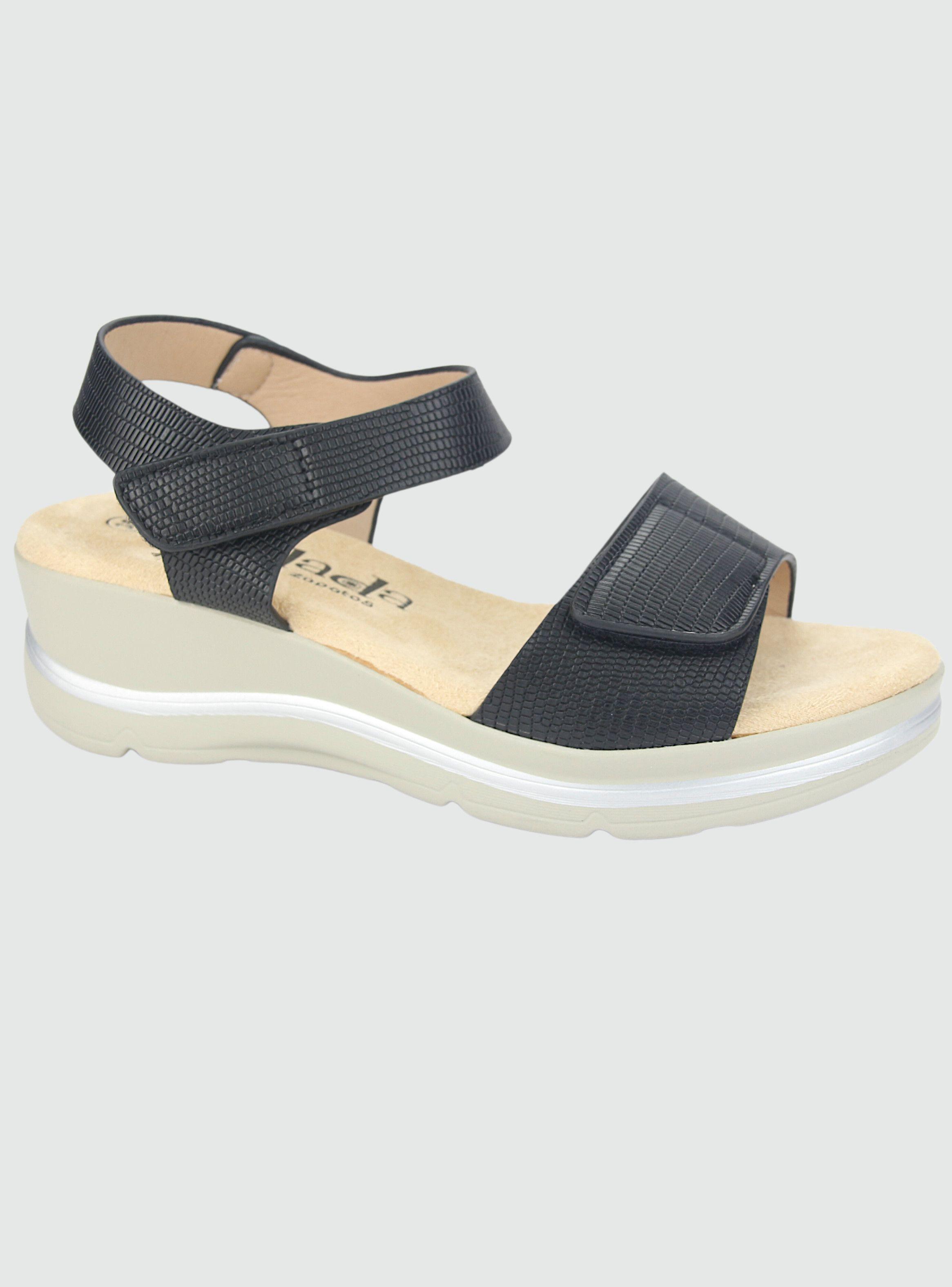 Sandalia Chalada Mujer Fairly-2 Negro Casual-0