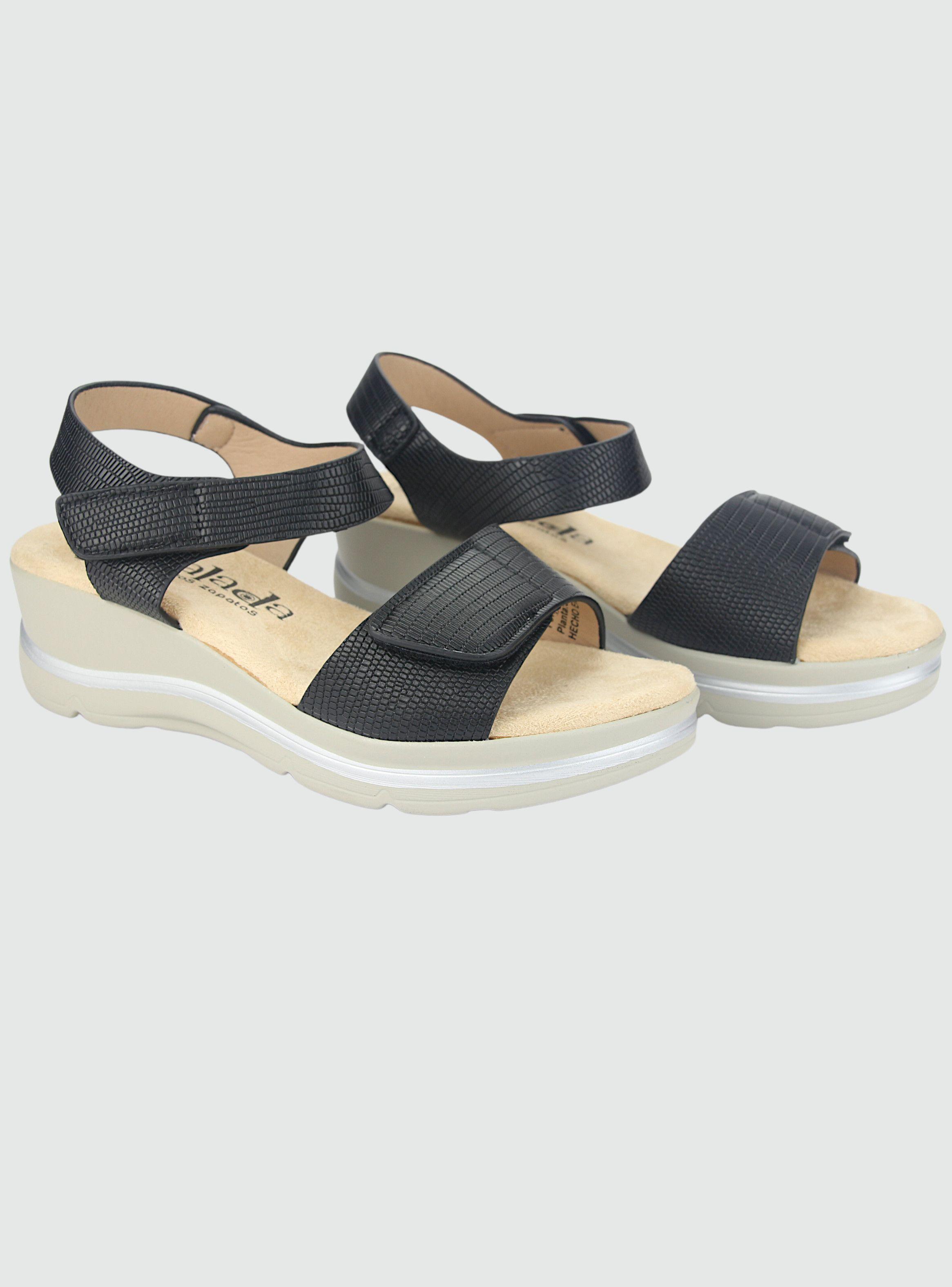 Sandalia Chalada Mujer Fairly-2 Negro Casual-4