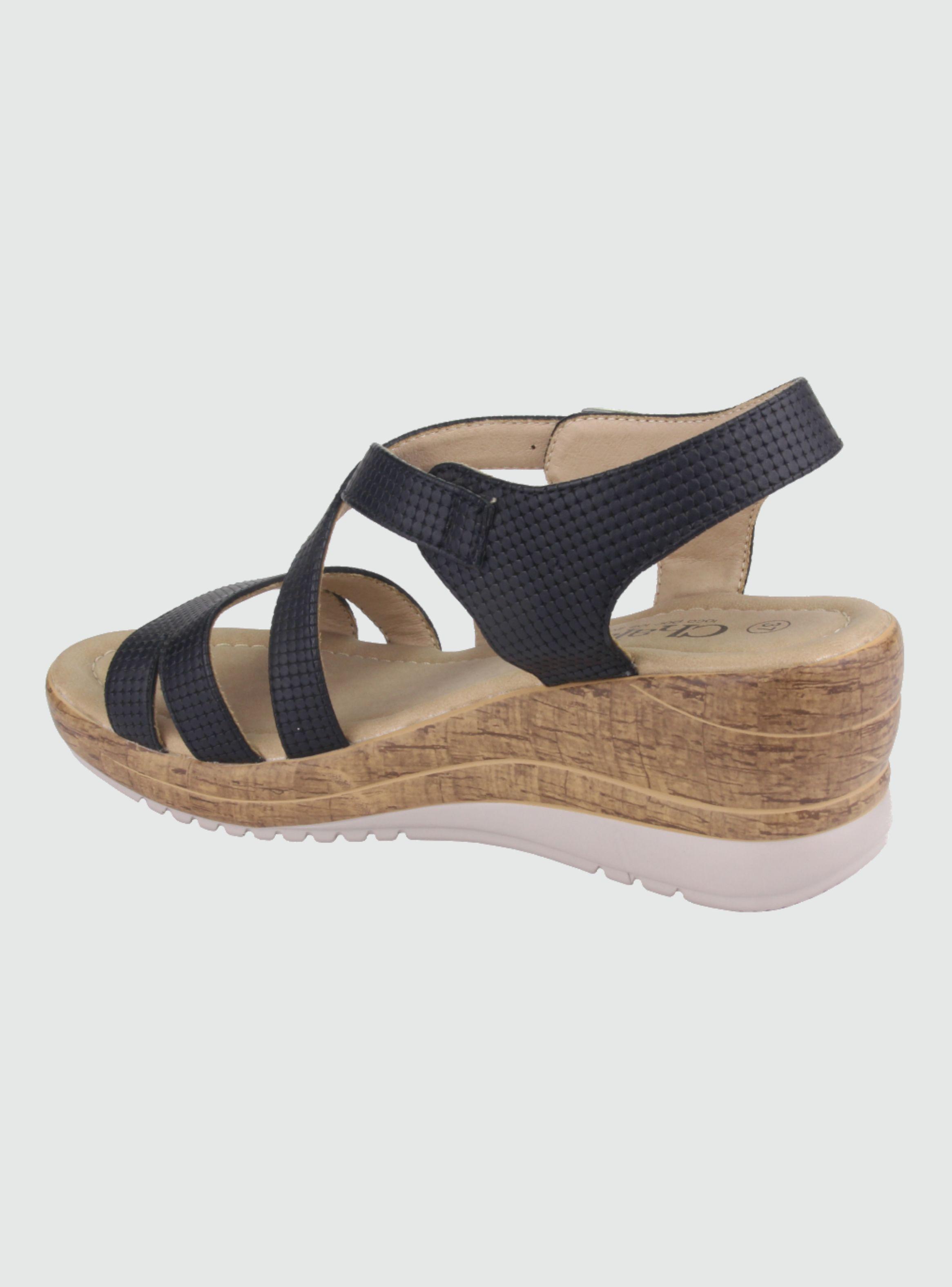 Sandalia Chalada Mujer Accu-2 Negro Moda-1