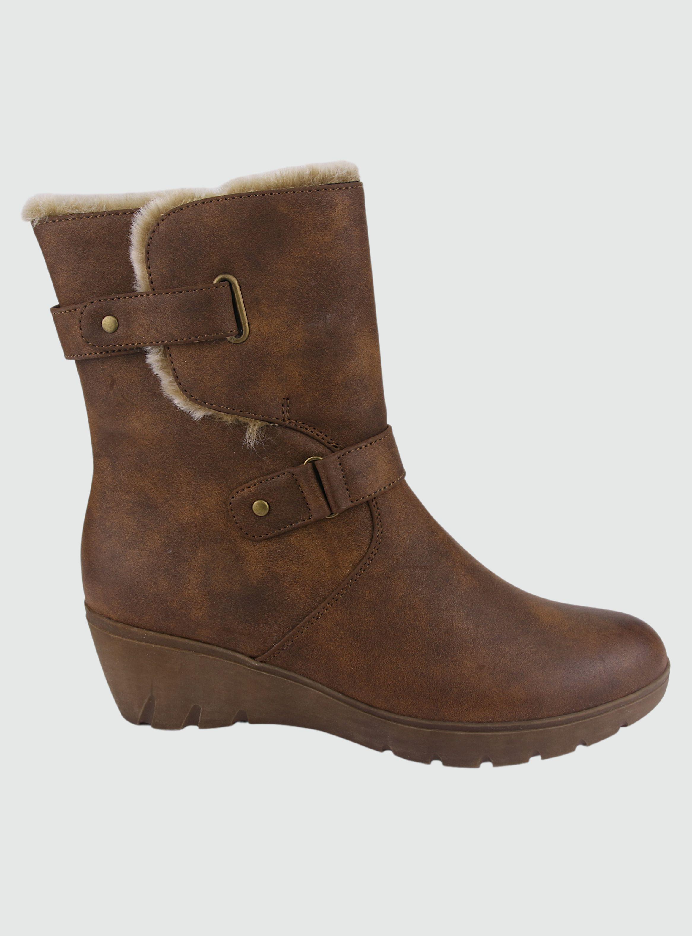 Botin Chalada Mujer Tanda-20 Tostado Casual-0