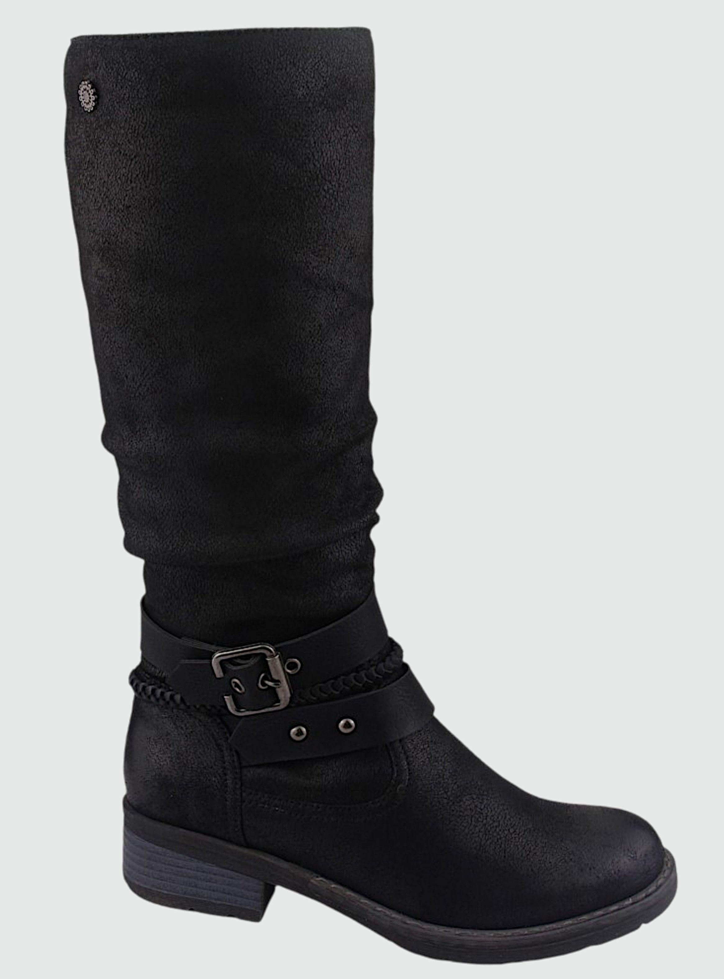 Bota Chalada Mujer 1-Torri-21 Negro Casual-0