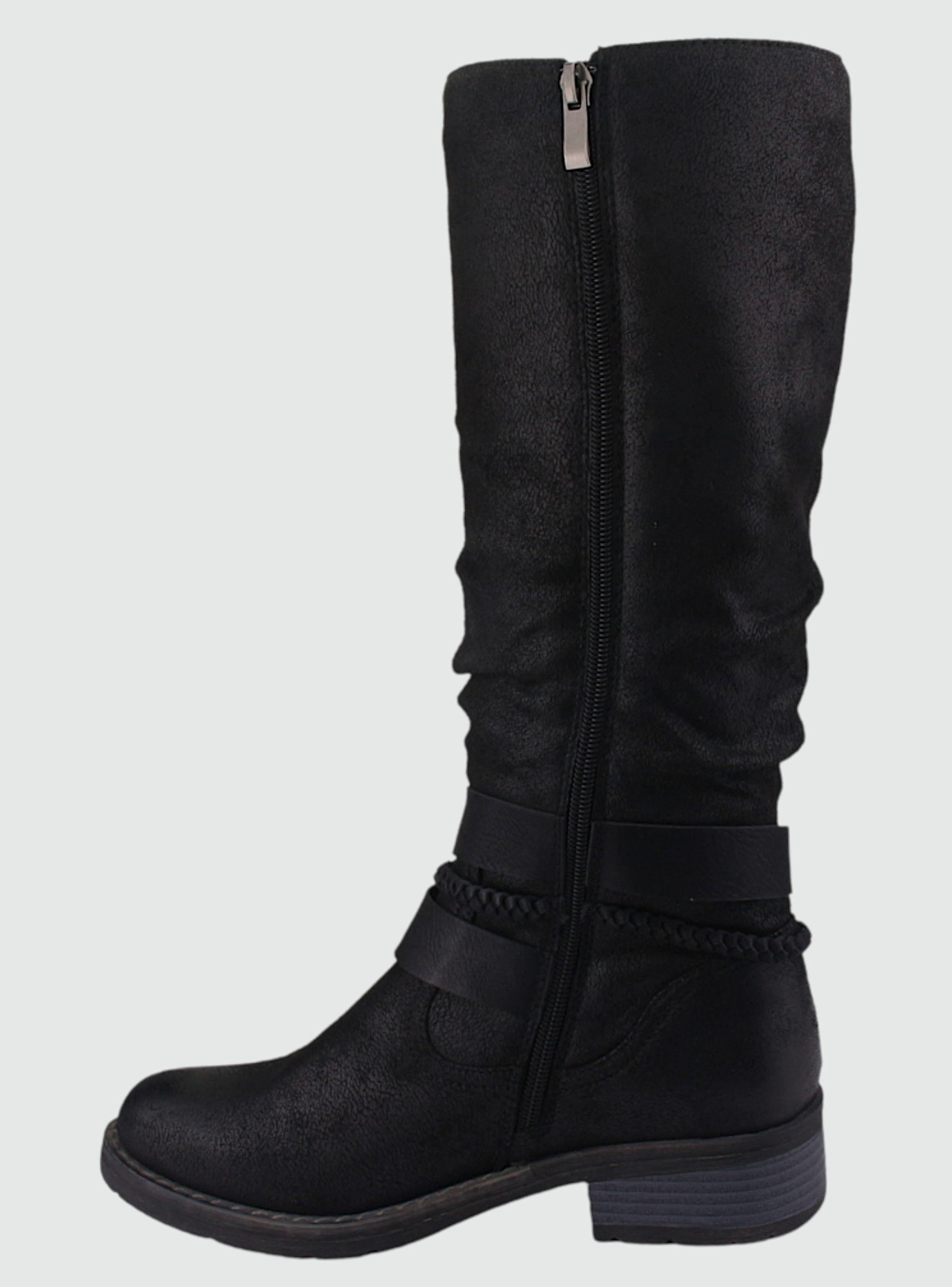 Bota Chalada Mujer 1-Torri-21 Negro Casual-1