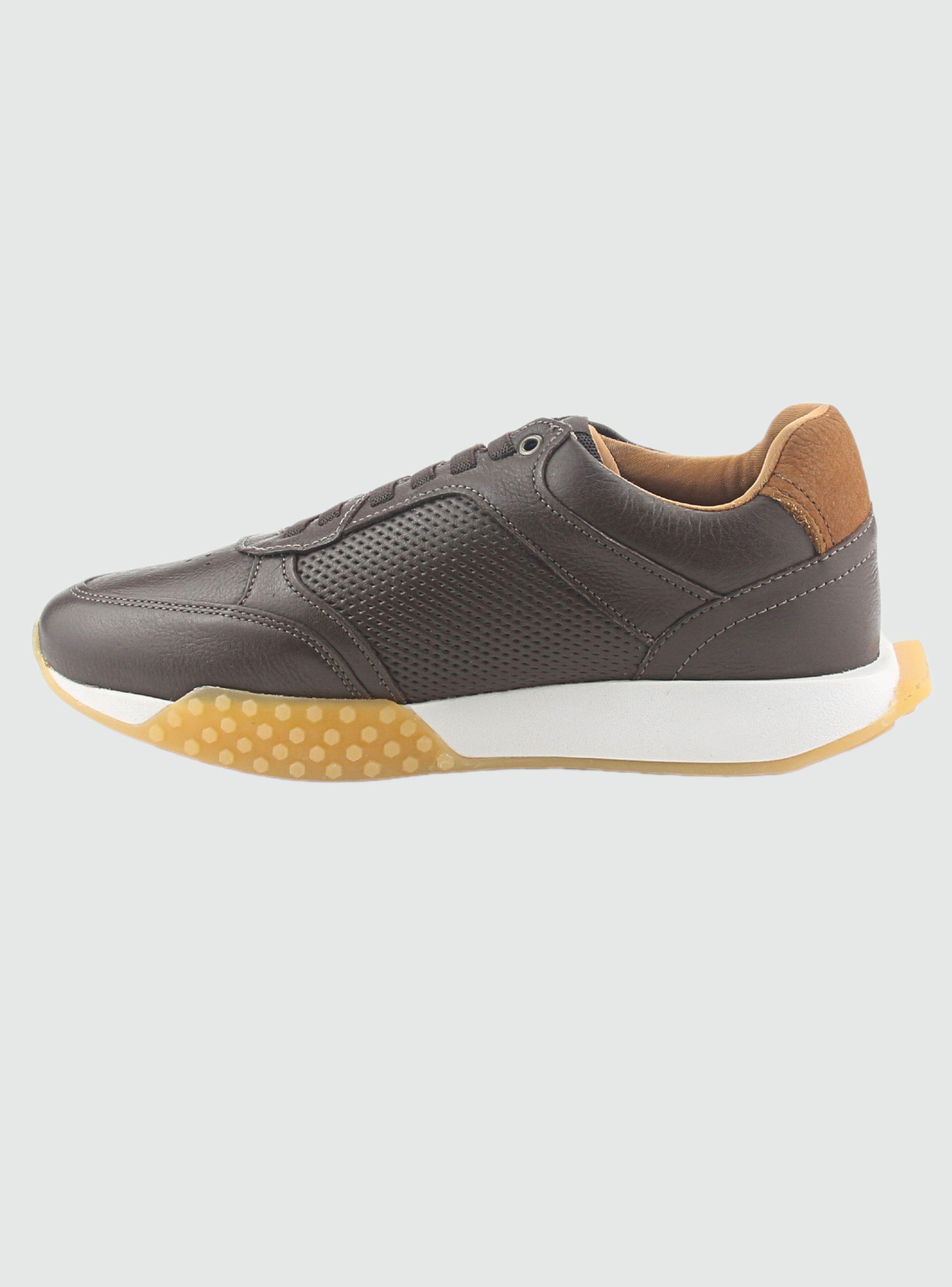 Zapatilla Ferracini Hombre 8527 Racer Café Casual-1