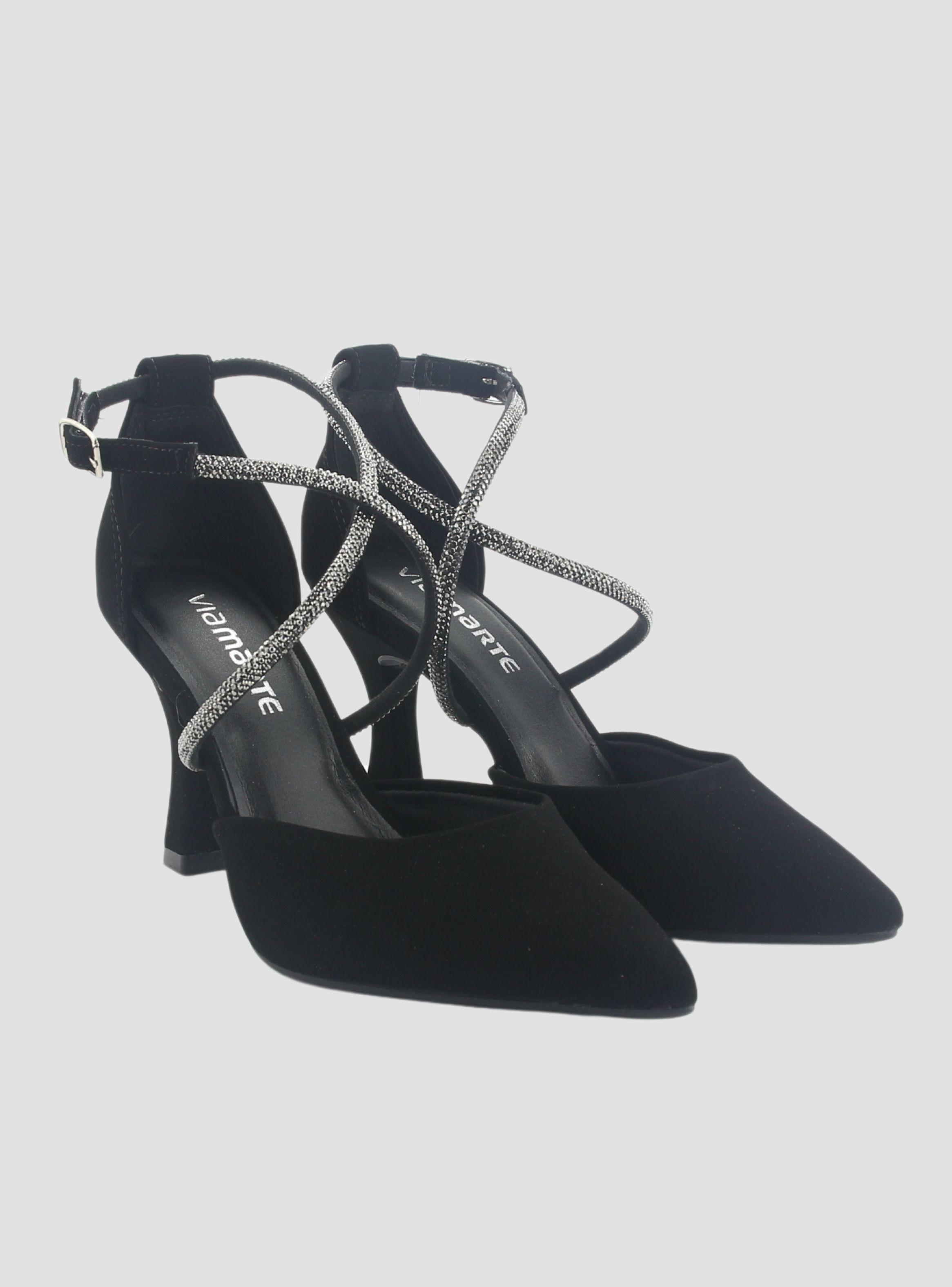 Zapato Via Marte Mujer 037-002-01 Negro Casual-4