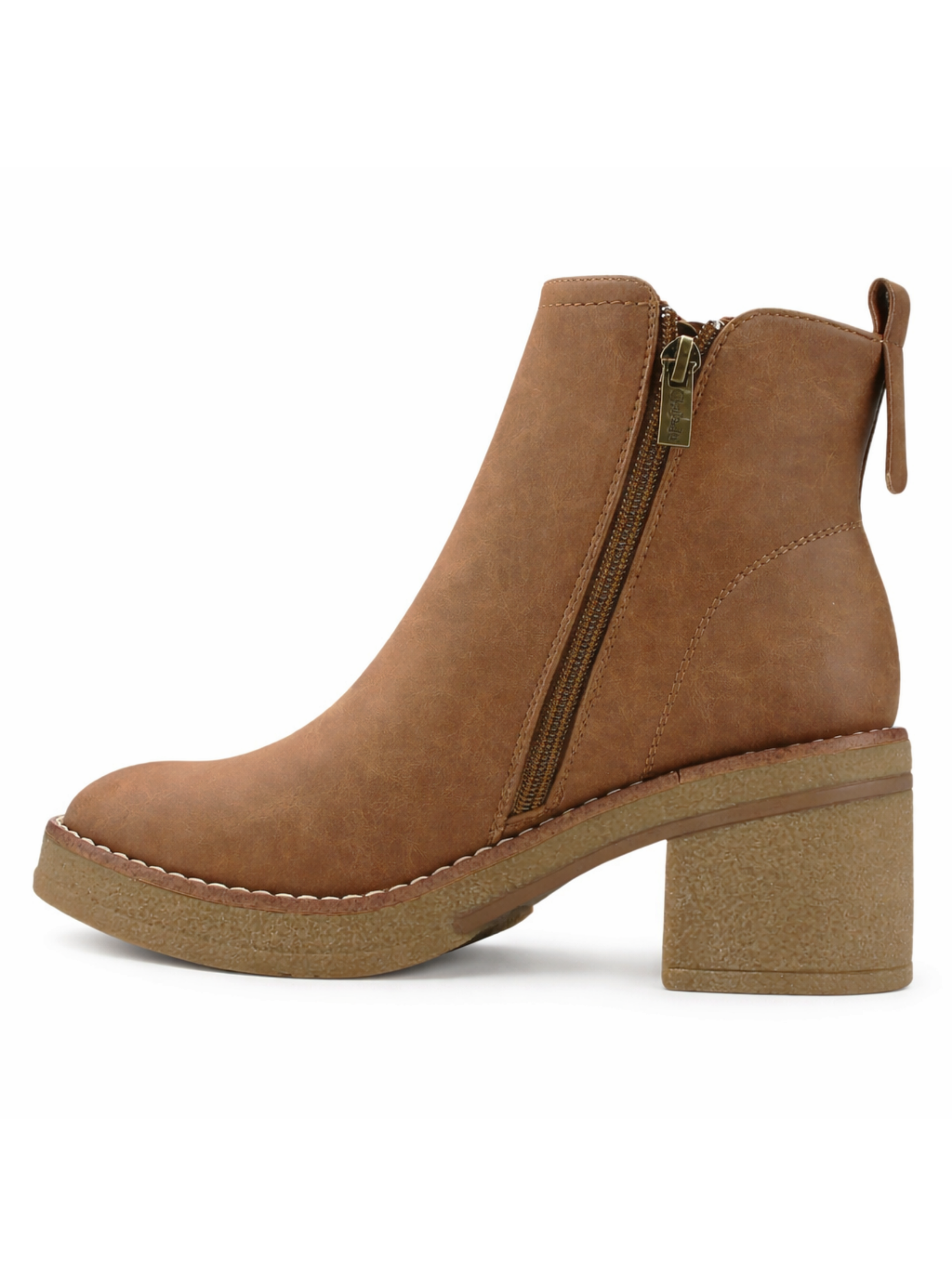 Botin Camel Mujer Casual Chalada Bricca-1
